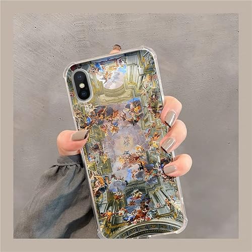 Miniatura 3 de Funda renacentista para teléfono, funda de arte estético compatible con iPhone XsiPhone X, funda de arte icónico vintage para iPhone XsiPhone X,