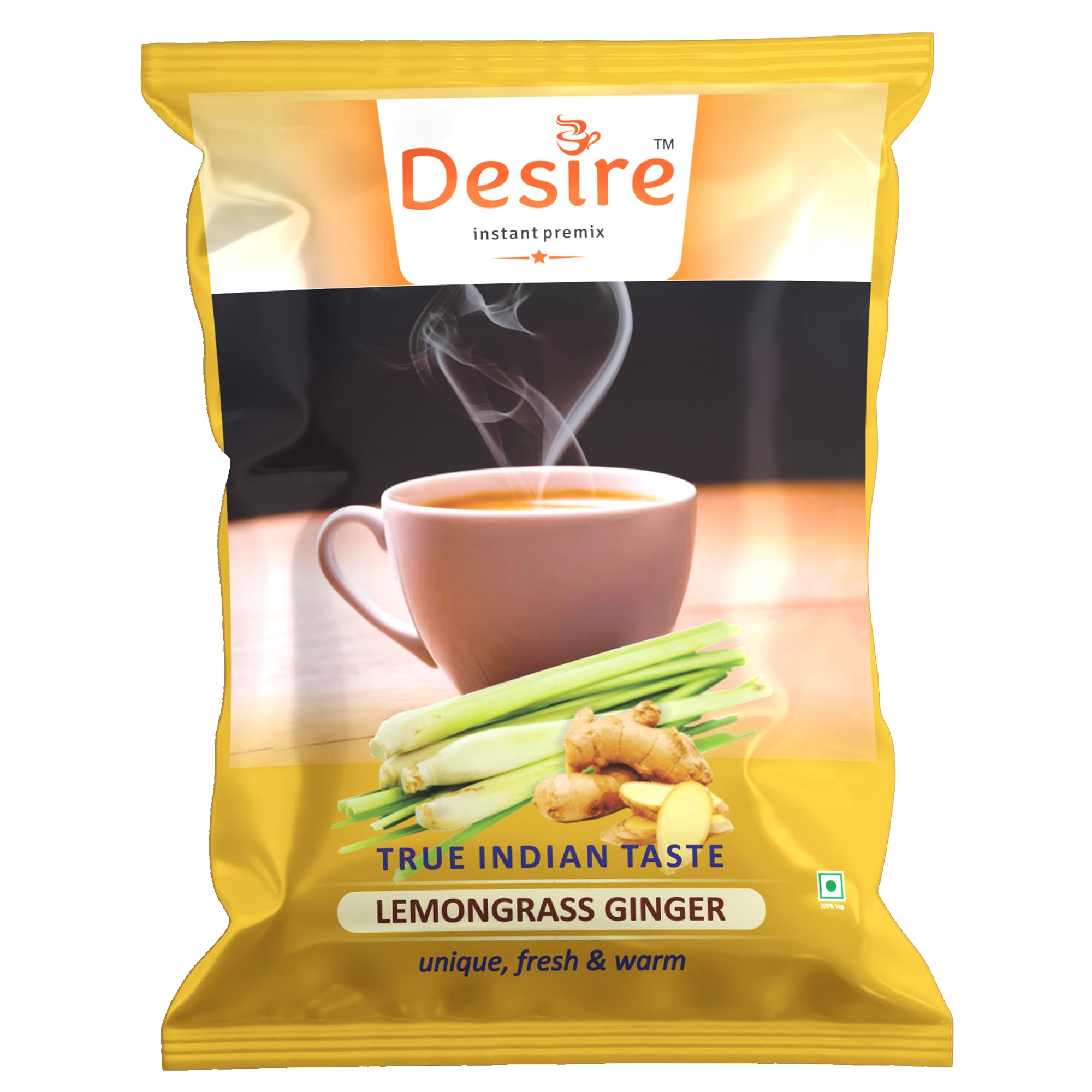 Desire Instant Premix Lemongrass Ginger Tea (1 Kg, 2 packet)