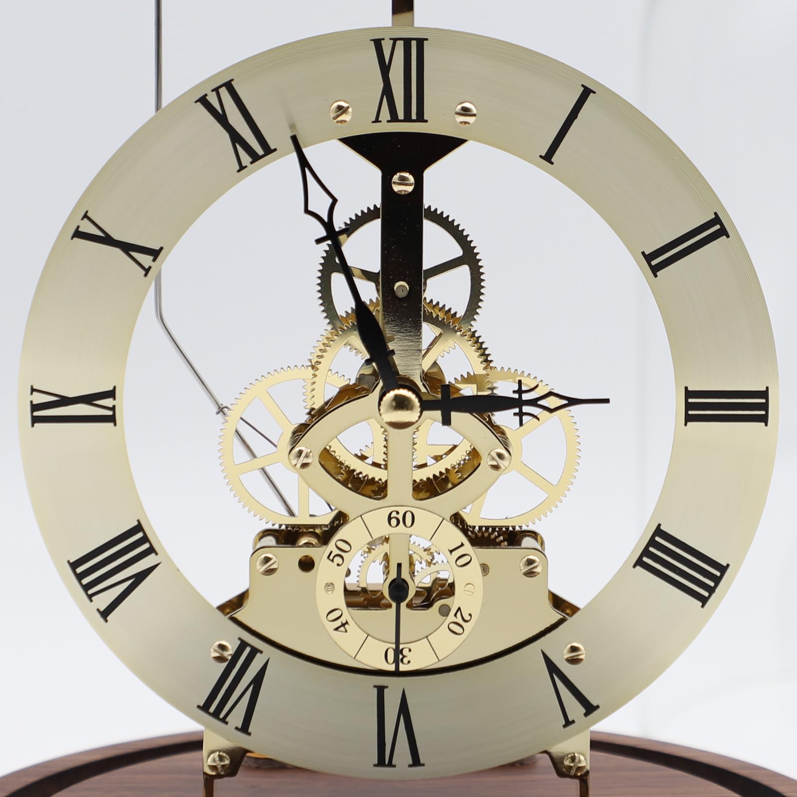 置時計17 Amazon.co.jp: スケルトン置き時計 夜間照明付き メカニカルデザイン