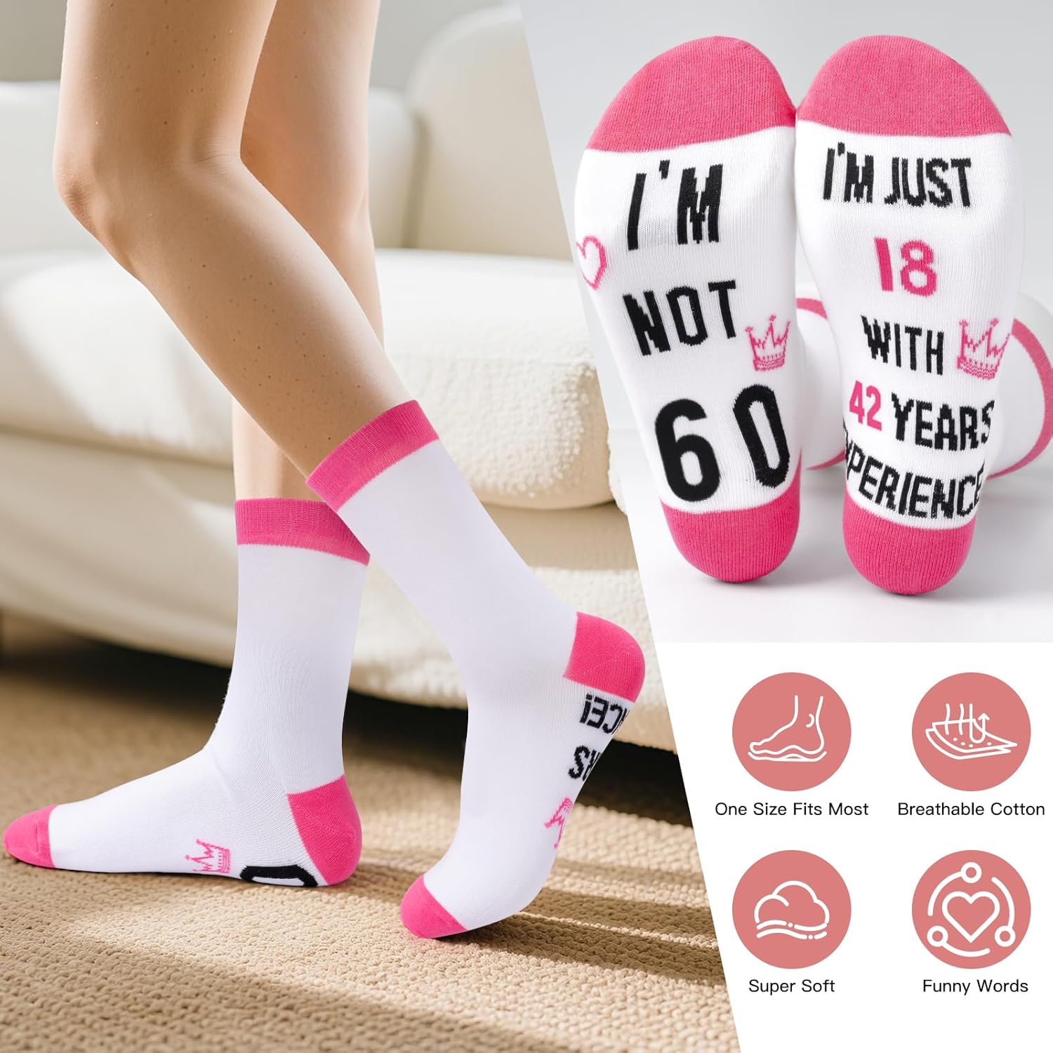 60th Birthday Gifts for Women, Vintage 1966 Fabulous 60th Birthday Gifts for Her, 60 Year Old Bday Decorations for Women, Unique Funny Happy 60 Year Old Bday Gift Ideas for Her Mom Sister Friend Wife - Image 6