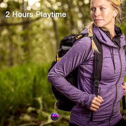 Miniatura 9 de TWS - Altavoces Bluetooth portátiles inalámbricos pequeños con gran sonido, emparejamiento estéreo inalámbrico, carcasa de metal, diseño