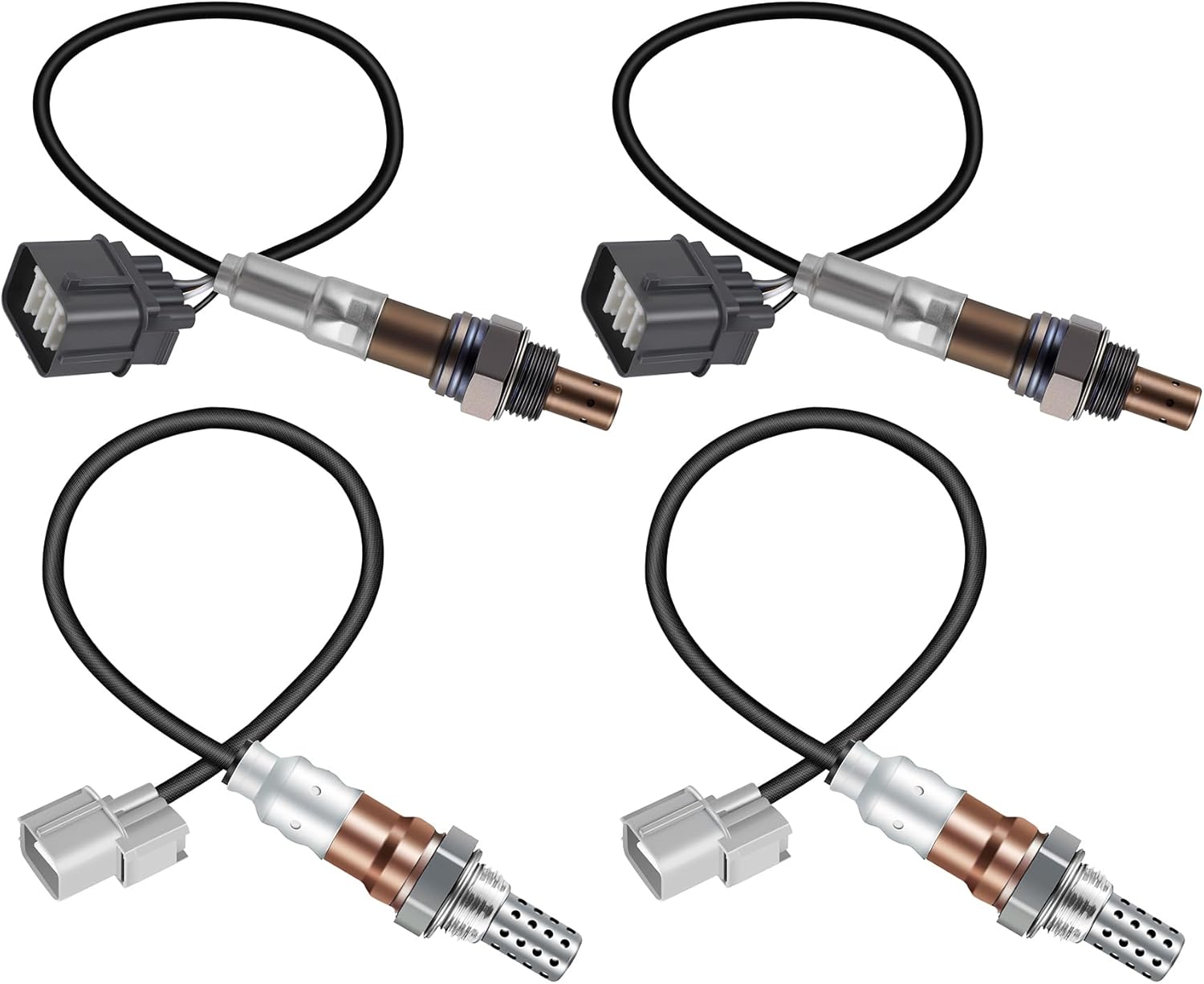 O2 Oxygen Sensor Upstream and Downstream for Saturn Vue 2004-2007 (4 Pack) - SG336 24302 - Direct Fit OEM Replacement - Improve Engine Performance & Fuel Efficiency