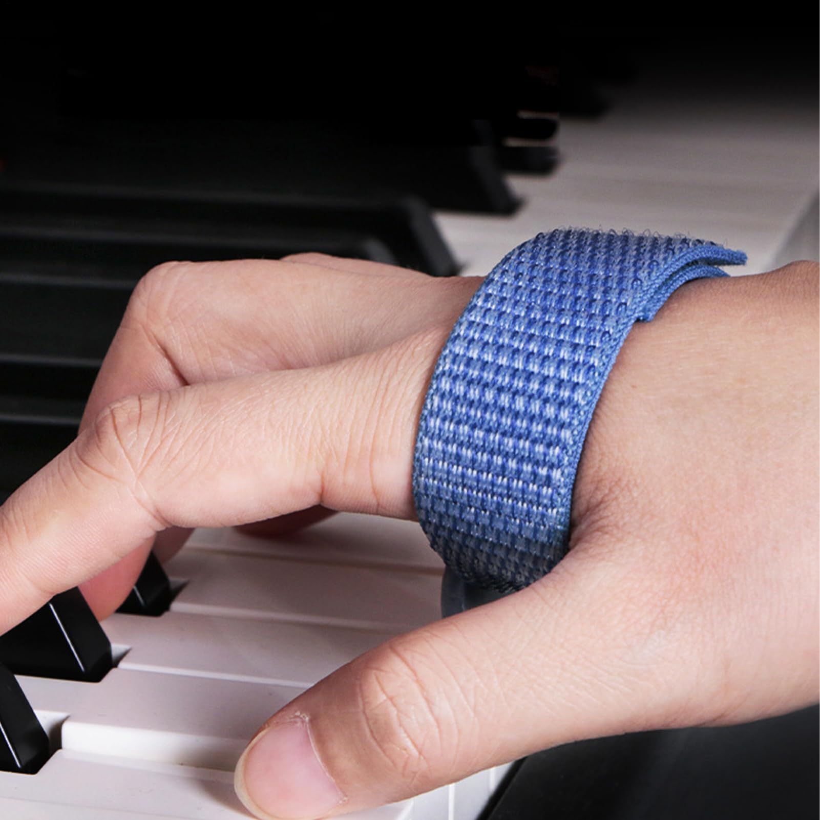 Korektor postawy na dłonie fortepianowe, narzędzie do korekcji postawy dla pianistów - silikonowy ćwiczenia z uchwytem na dłonie, przenośny trener dla początkujących i doświadczonych muzyków