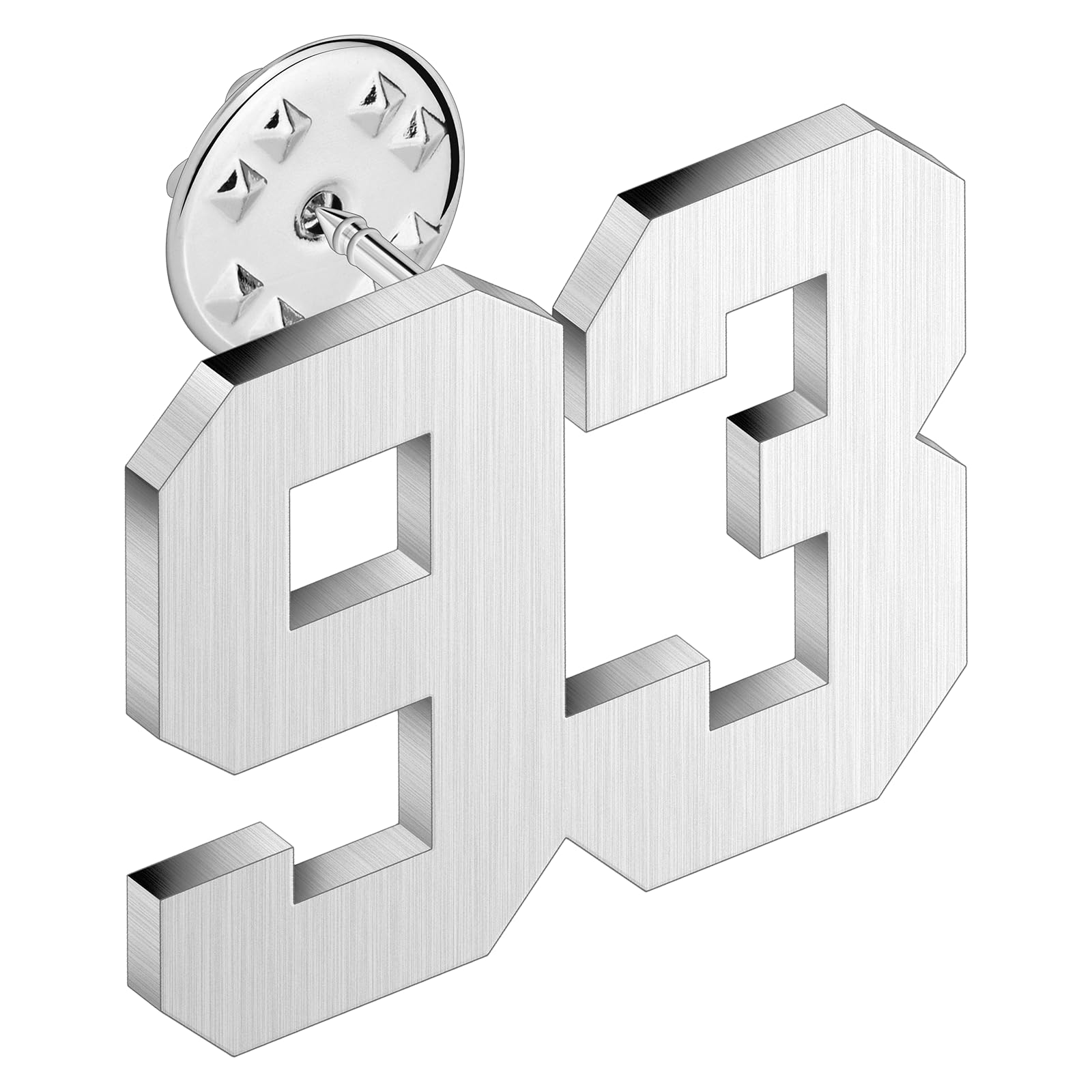 AMITER 0-100 Number Lapel Pins, Small Brooch Pin Tie Tacks for Suits Neckties & Hats, Personalized Gifts for Women Men Boys Girls