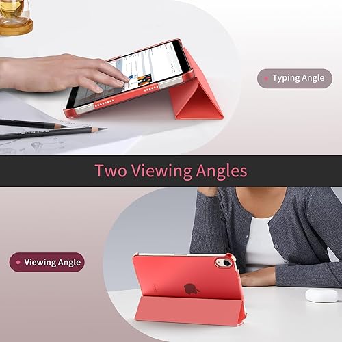 Miniatura 117 de MoKo Funda para iPad mini 7 (A17 Pro) Generation Case 2024, iPad mini 6 2021, funda delgada y ligera de 8.3 pulgadas de carcasa de PC con soporte
