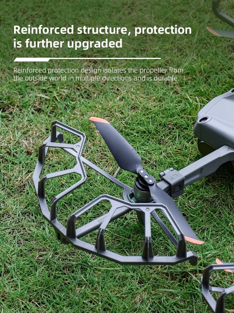 Protezione dell'elica compatibile con il carrello di atterraggio pieghevole del drone Air 2/Air 2S Copertura protettiva a installazione rapida compatibile con l'accessorio Air2 Lame di ricambio(31.6-4