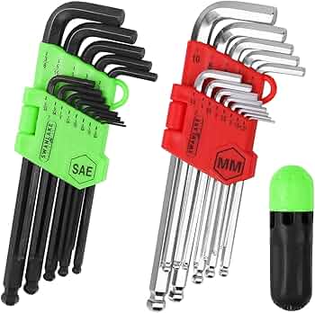 Amazon | SWANLAKE アレンレンチセット 27個 六角キーセット ロング