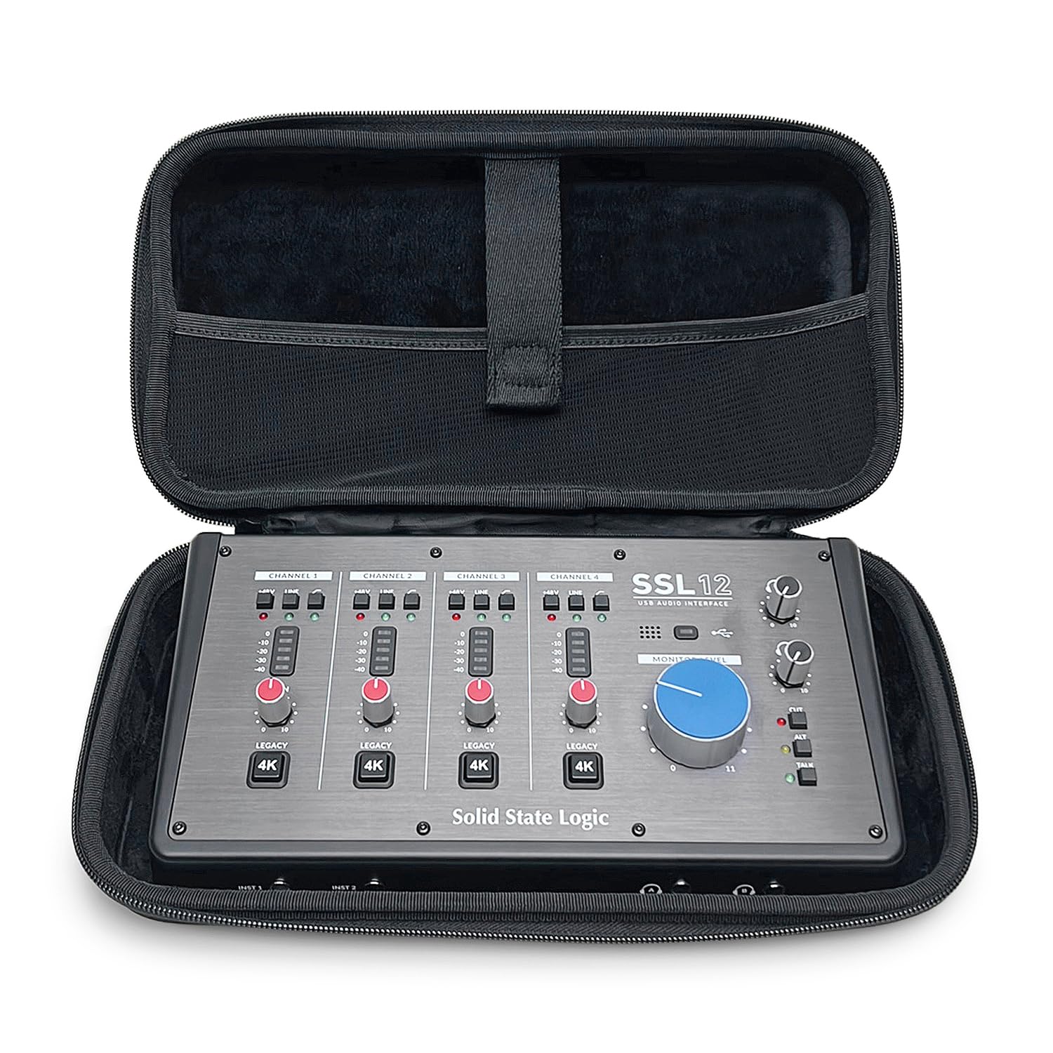 ANALOG CASES SSL 12 Case - Custom-Fitted Compact PULSE Hard Case for Travel