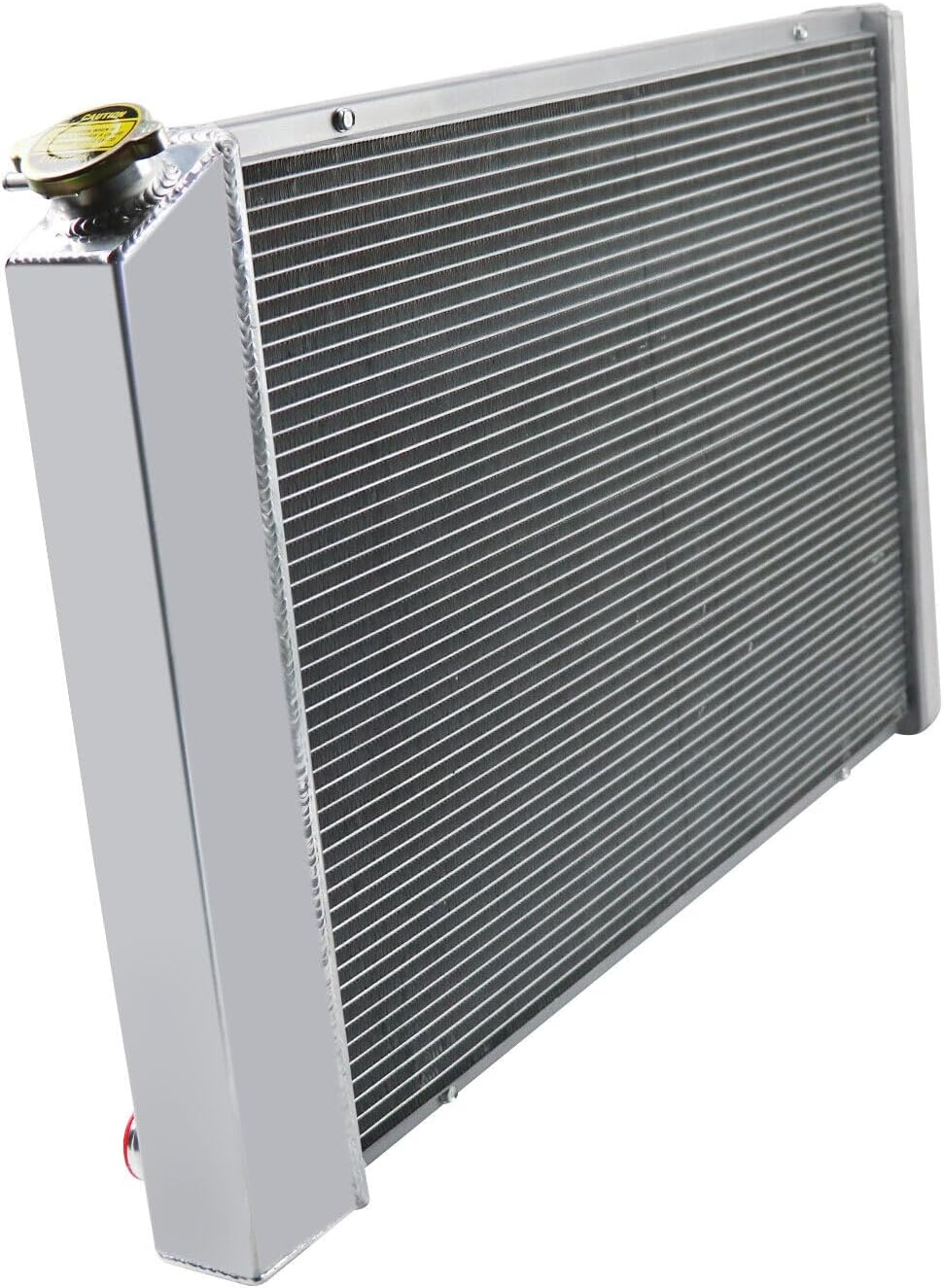 3 Row Aluminum Radiator for 1973-1991 Chevy GMC C10 C20 C30 C1500 C2500 K10 K20 K30 Pickup Blazer Jimmy V8 Radiators Shroud 2 x 12" Fans 81 82 83 84 85 86 87 88 89 90 91