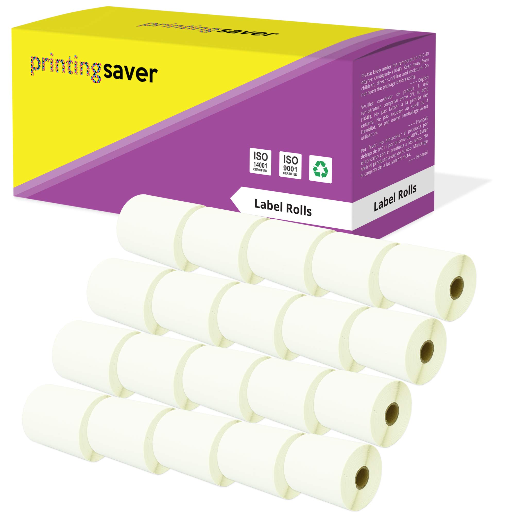 20 Rotoli 100mm x 210mm Etichette termica diretta compatibili per Zebra GK420d GK420t GC420d GX420d GX420t GC420t GX430t GT800 LP2844 TLP2844 CL-S521 CL-S621 CL-S631 (200 Etichette per Rotolo)