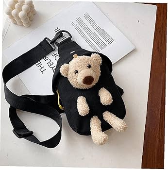 クマキャラクター ショルダーバッグ Amazon.co.jp: ショルダーバッグ キャラクターのぬいぐるみ熊の子供胸