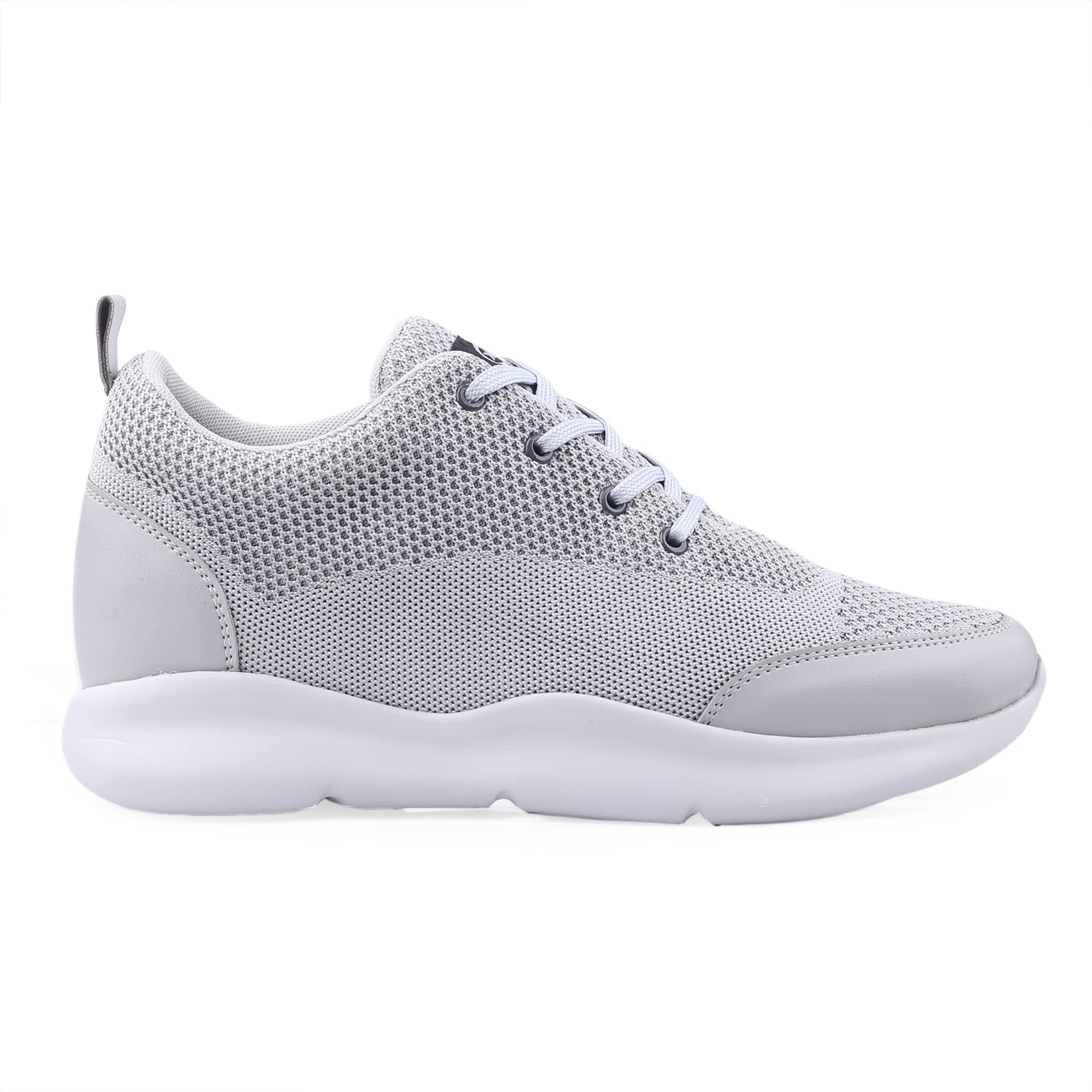 BXXY Mens 3 Inch Hidden Height Increasing Stylish Grey Casual Sports Lace-Up, Outdoor Shoes with Eva Sole. 6 UK (B0C56YBL17) Amazon Price History, Amazon Price Tracker