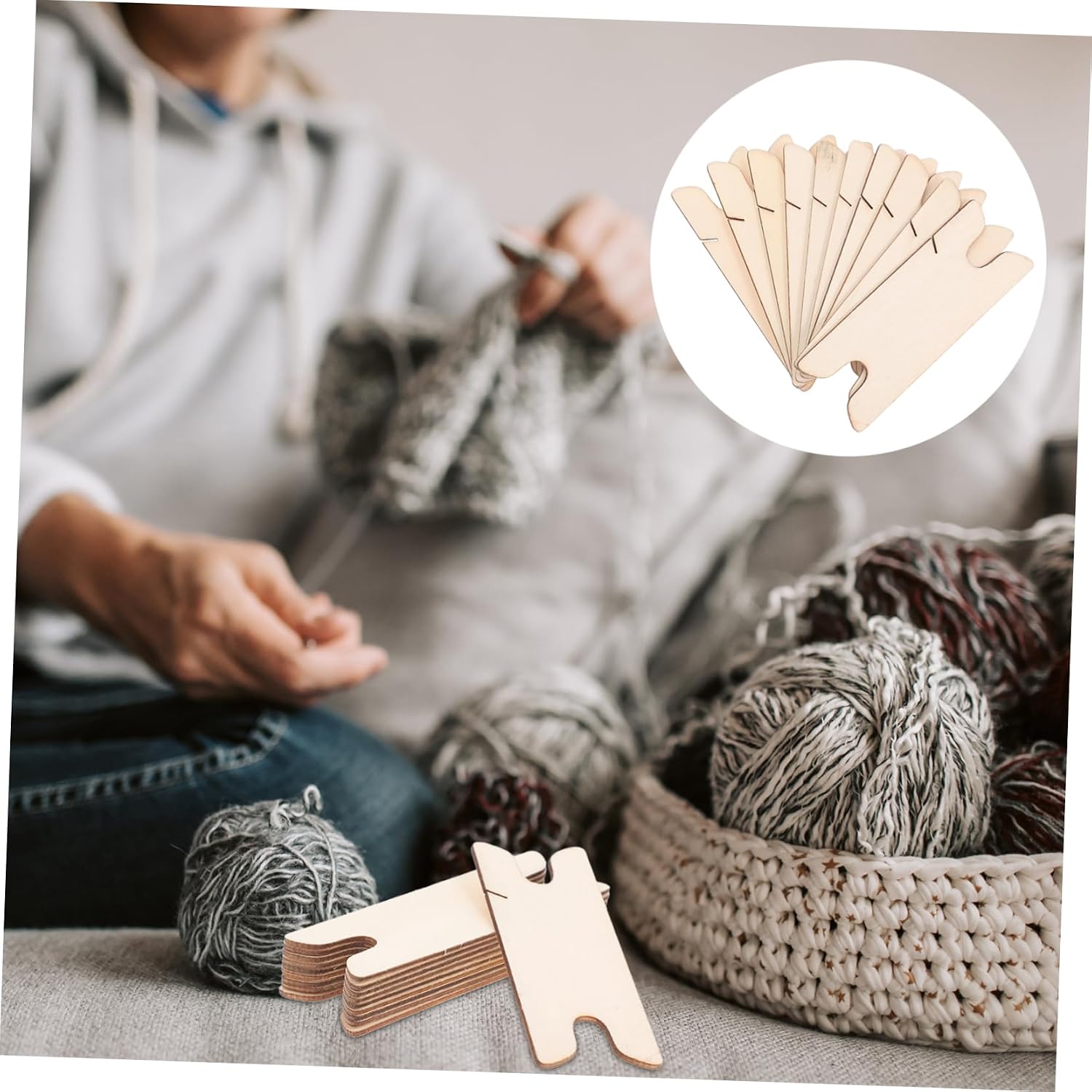 OHPHCALL 10pcs Weaving Shuttle Stick Tapestry Sewing Tool Weaving Kit Scarf Accessories