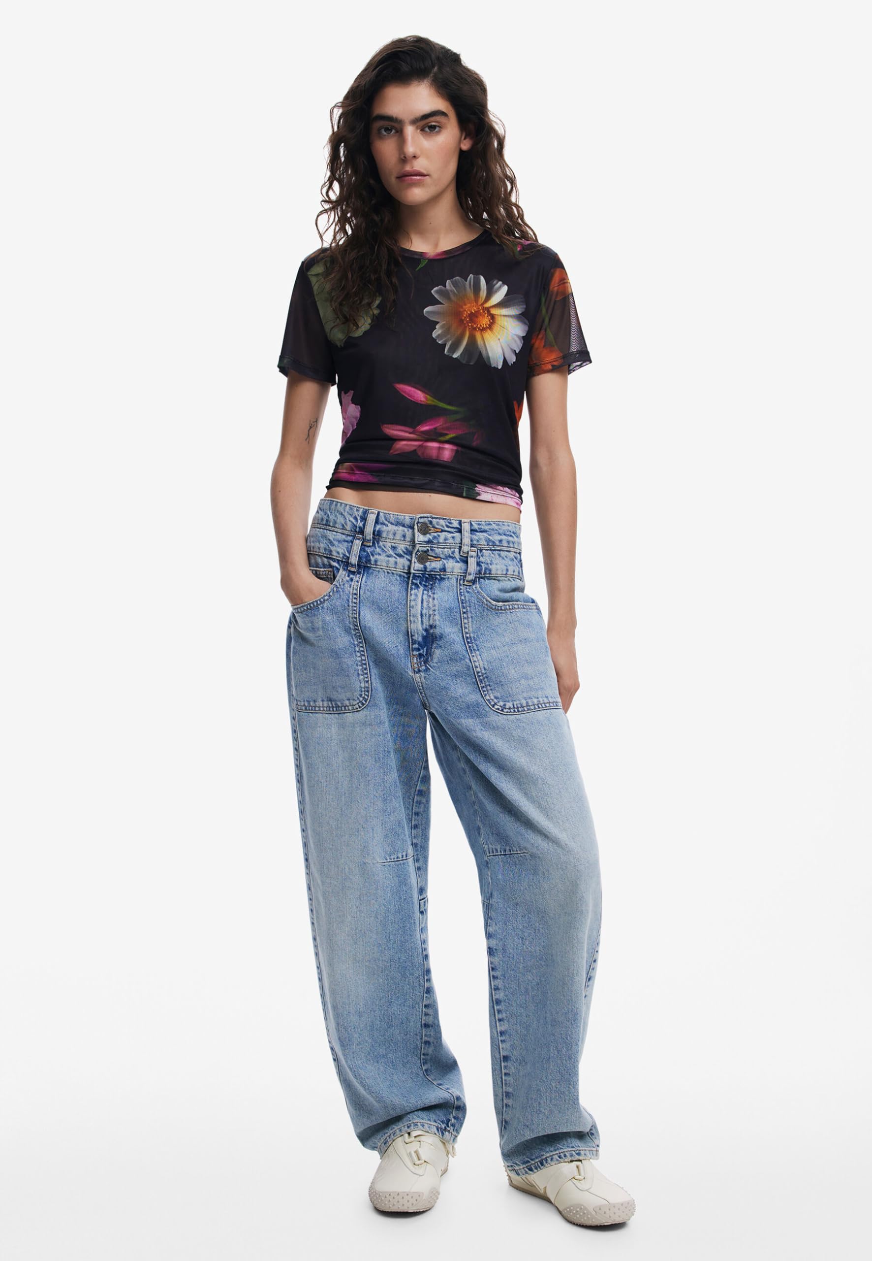 Desigual Damen 25swtk88 T-Shirt (1er Pack)