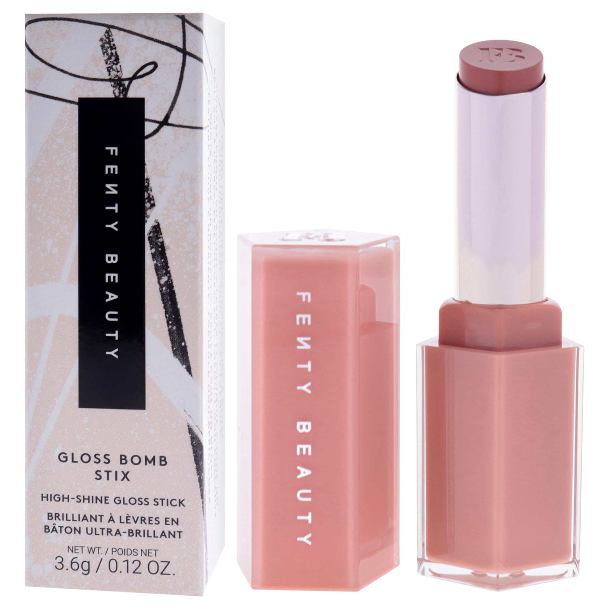 Fenty Beauty Original Bomb Stix Gloss, Hochglanz-Stick, 3,6 g (03 FENTY GLOW)