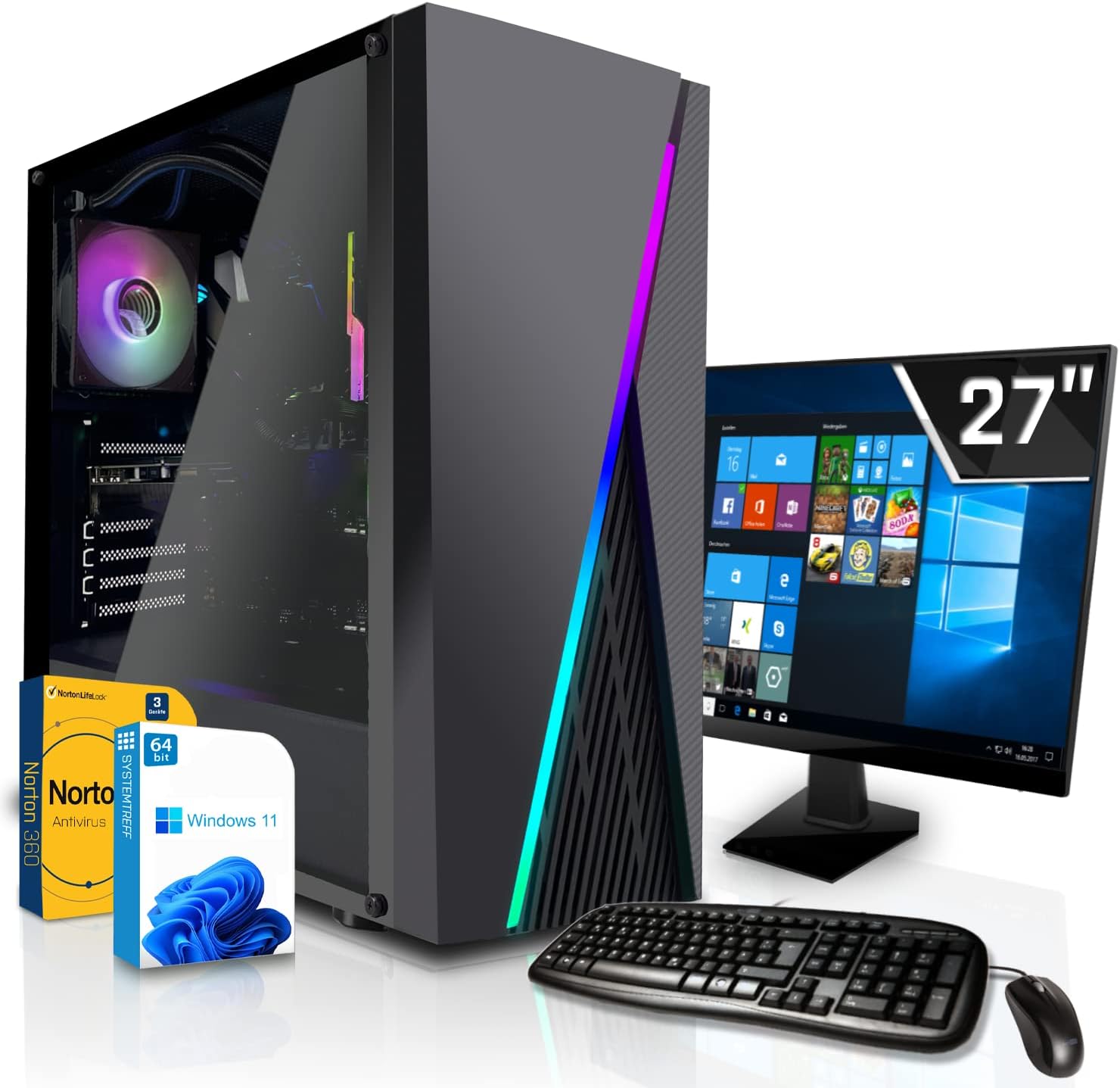 Intel I7 4770 8-thread Business Office Multimedia Computer Komplett PC Intel i7 Allround/Multimedia Computer mit 3 Jahren Garantie