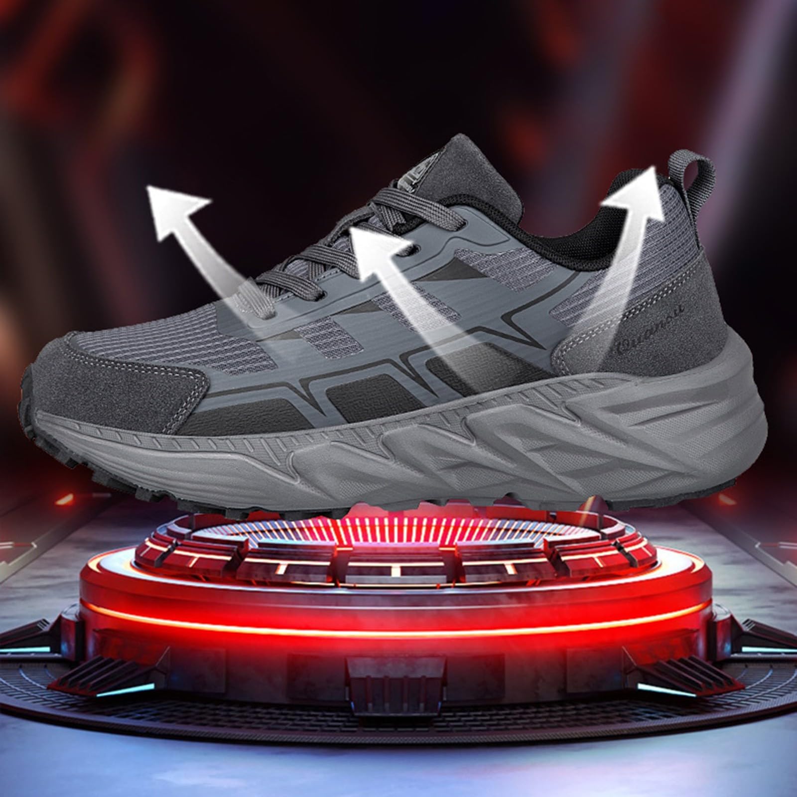 Sportschuhe Mit Schnürsenkel Wanderschuhe Herren Breit Sneaker Leichte
