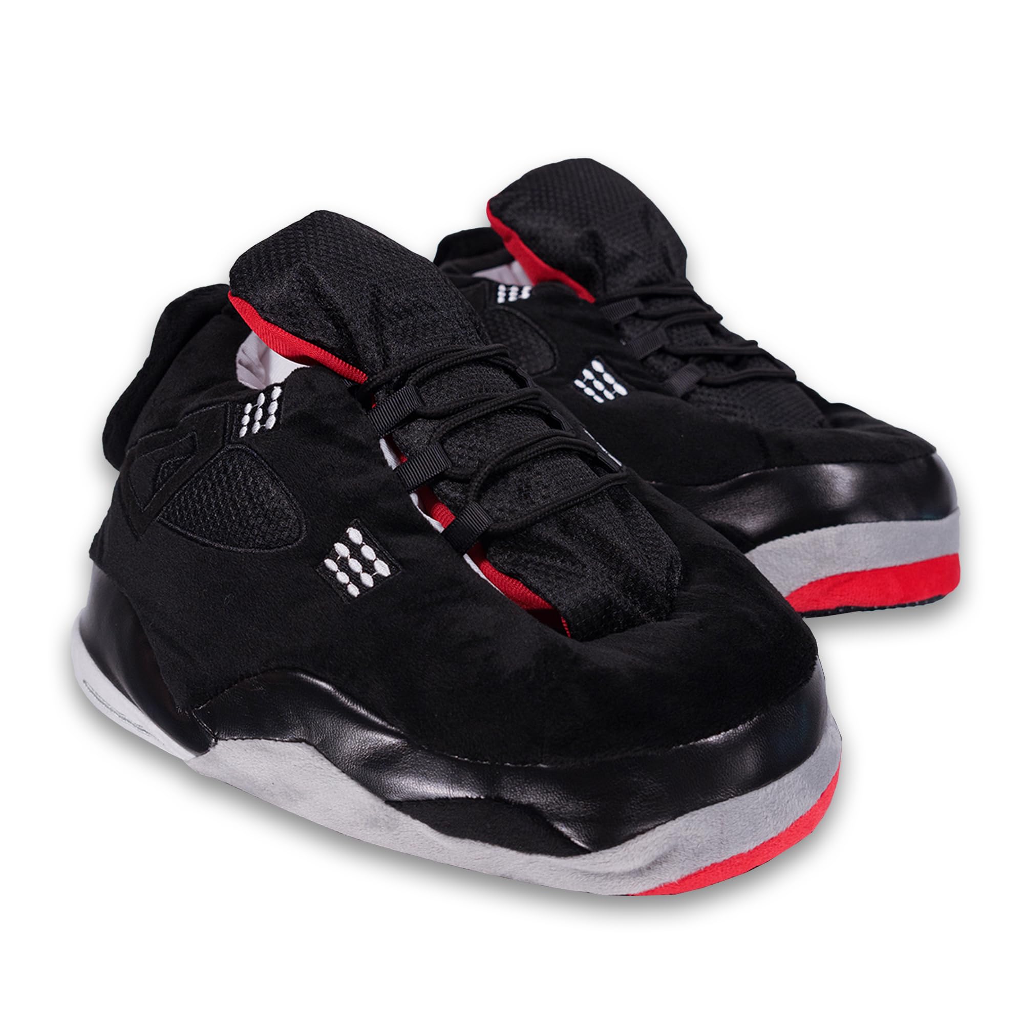 Plush Sneaker Slippers, 17 Styles-Quiet Soles (No Waking Loved Ones), Anti-Slip Dry Indoor, Cozy for Cold Days, US 8-12 Unisex