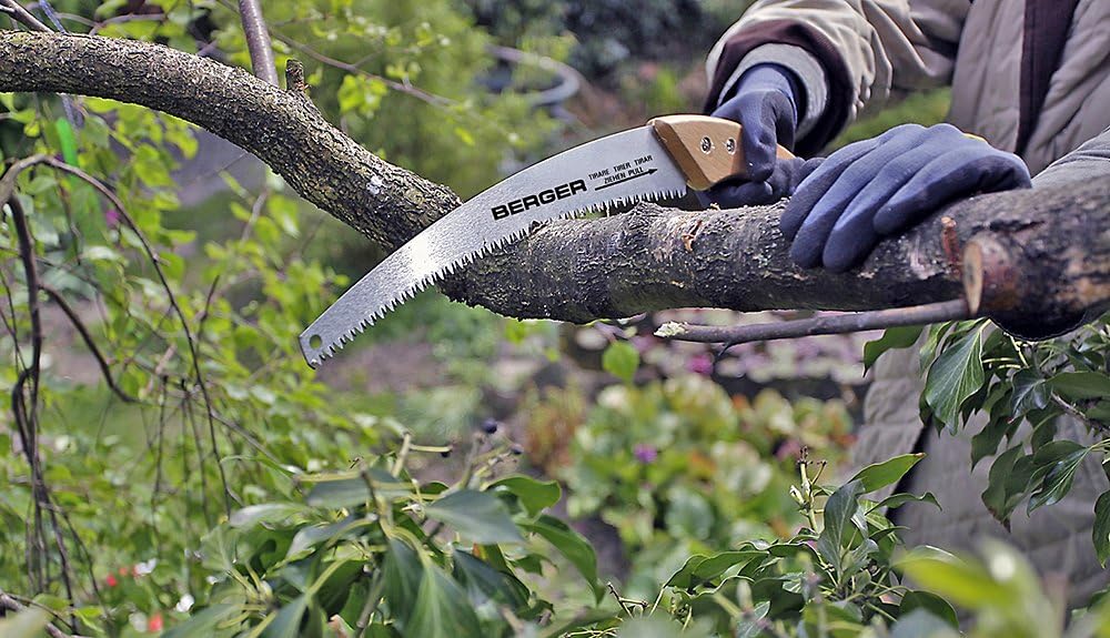 BERGER Pruning Saw 62510 with Exchangeable Saw Blade Saw with Sheath