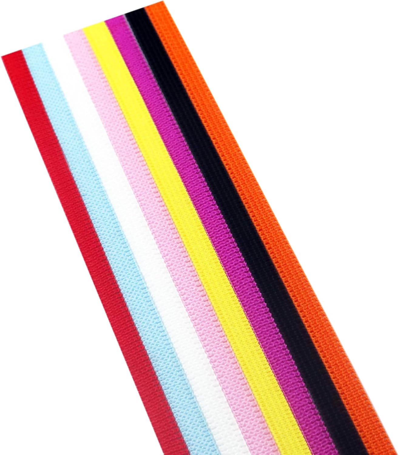 8 Colors Elastic Bands 40 Yards 0.2in Elastic for Sewing Masks, Headbands, Shorts Waist, Shoe Laces, Wigs, Bracelets, Crafts DIY Projects(8 Colors, 5yards per color)