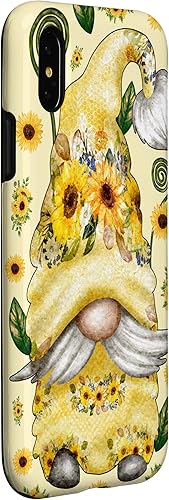 Miniatura 9 de iPhone 13 Gnomo de girasol único para primavera y verano lindo patrón caso