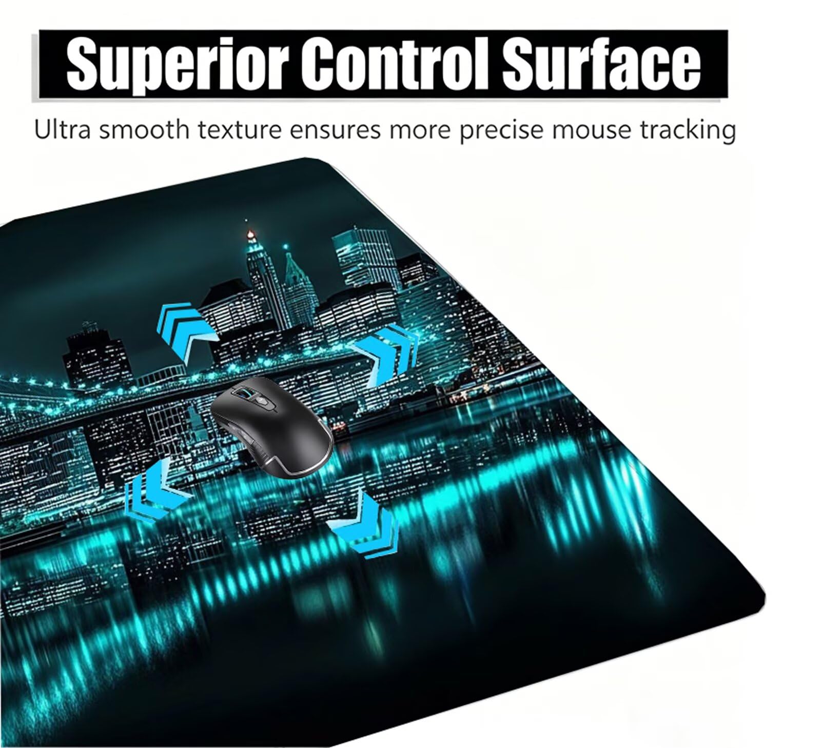 Tappetino Mouse Scienza E Tecnologia Tappetino Mouse XXL 150x80 cm Mouse Pad Mistero Sottomano Scrivania Ufficio Grande, Mousepad Gaming, Tappeto per Computer e Tastiera, Accessori Computer W6-931