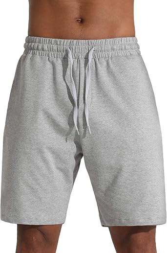 THE GYM PEOPLE Men's Sweat Shorts with Pockets Workout Lounge Shorts