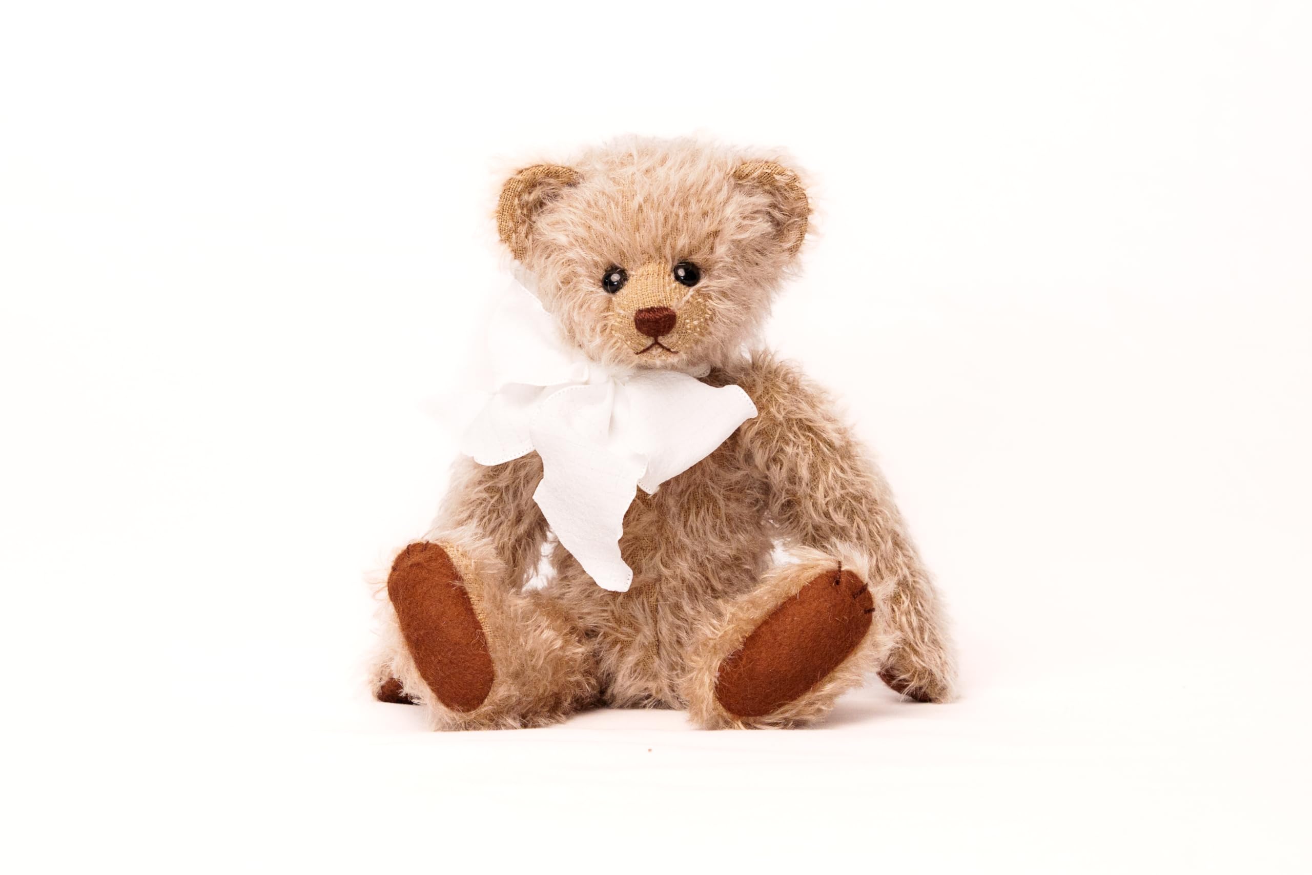 CLEMENS Mohair Sammler - Teddy Bär Theo Ferdinand 23 cm | Feinstes Mohair | Elegant & Nostalgisch | Designed in Germany | 5-Fach Gegliedert | Inklusive Sammlerpass