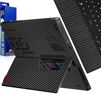 ArmorSuit MilitaryShield Black Carbon Fiber Skin Vinyl Wrap for ASUS ROG Flow Z13 2022
