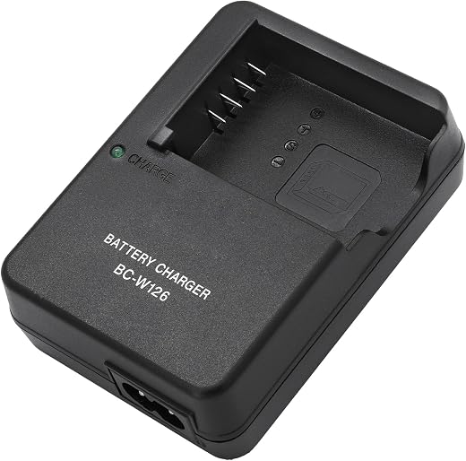 BC-W126 Battery Charger for Fujifilm BC-W126S NP-W126 NP-W126S Battery Compatible with Fujifilm FinePix X-PRO1 X-PRO2 X-PR...