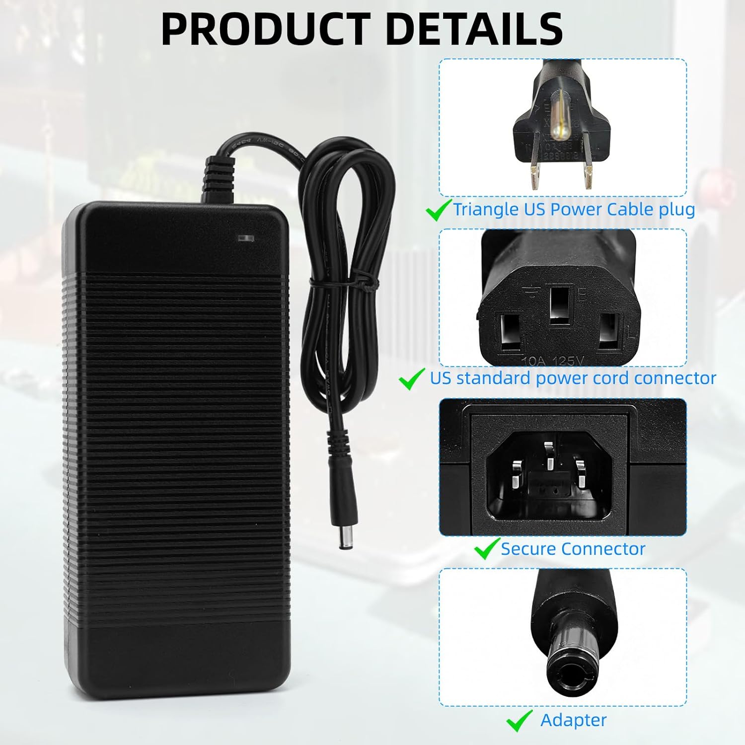 25V AC/DC Charger Adapter for XTOOL F1 Ultra,11A 50/60Hz Replacement Power Supply Compatible with F1 Ultra 20W Laser Engraver