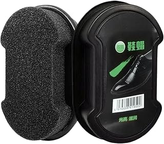 革の靴磨き|両面スポンジアプリケーターを備えた茶色のブーツポリッシュ - 革靴、ブーツ、ソファ、ジャケット、ハンドバッグ、カーシート用の穏やかなクリーナーと輝き - 男性のための靴ケア、女性