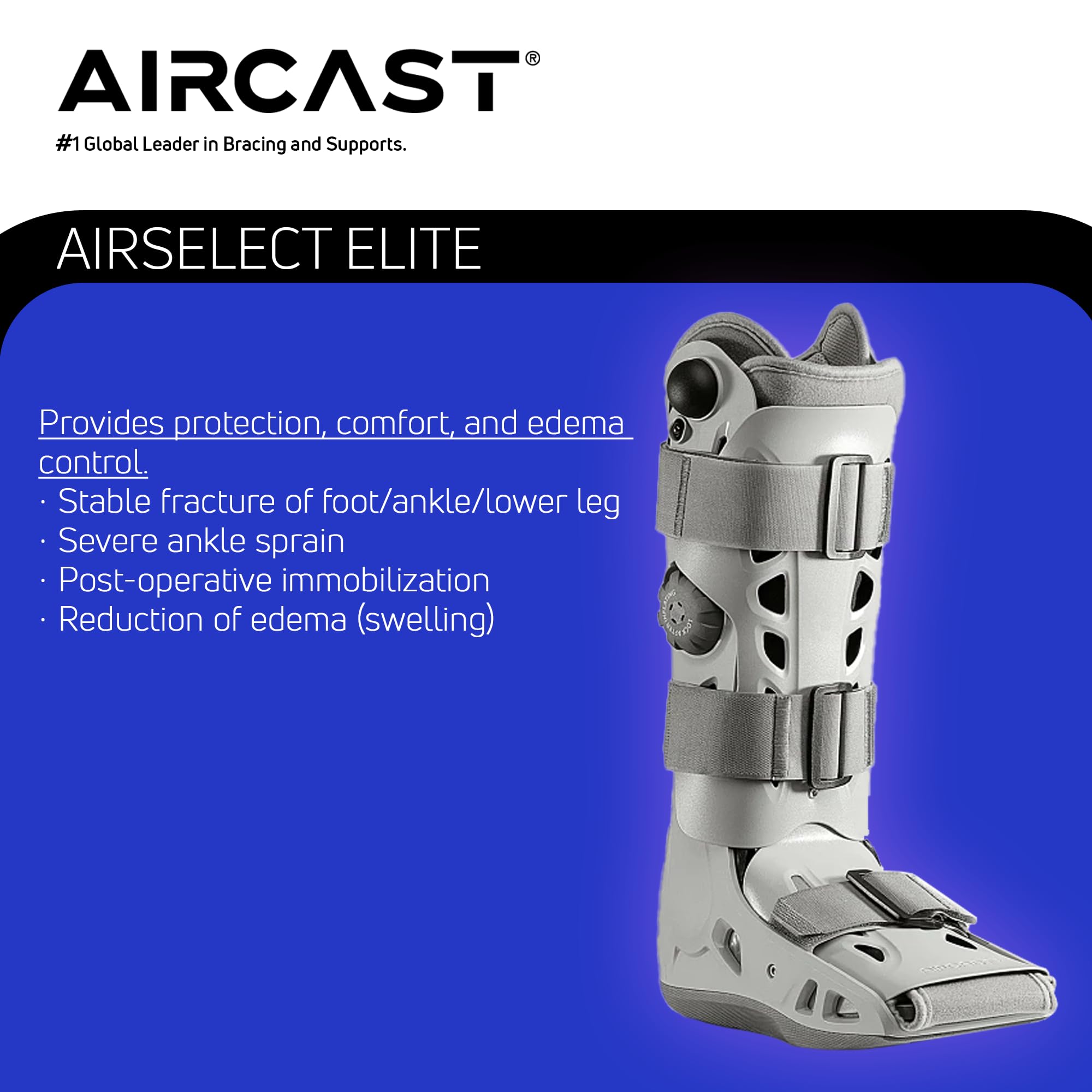 Aircast FP Walker tobillo estabilización Bandage