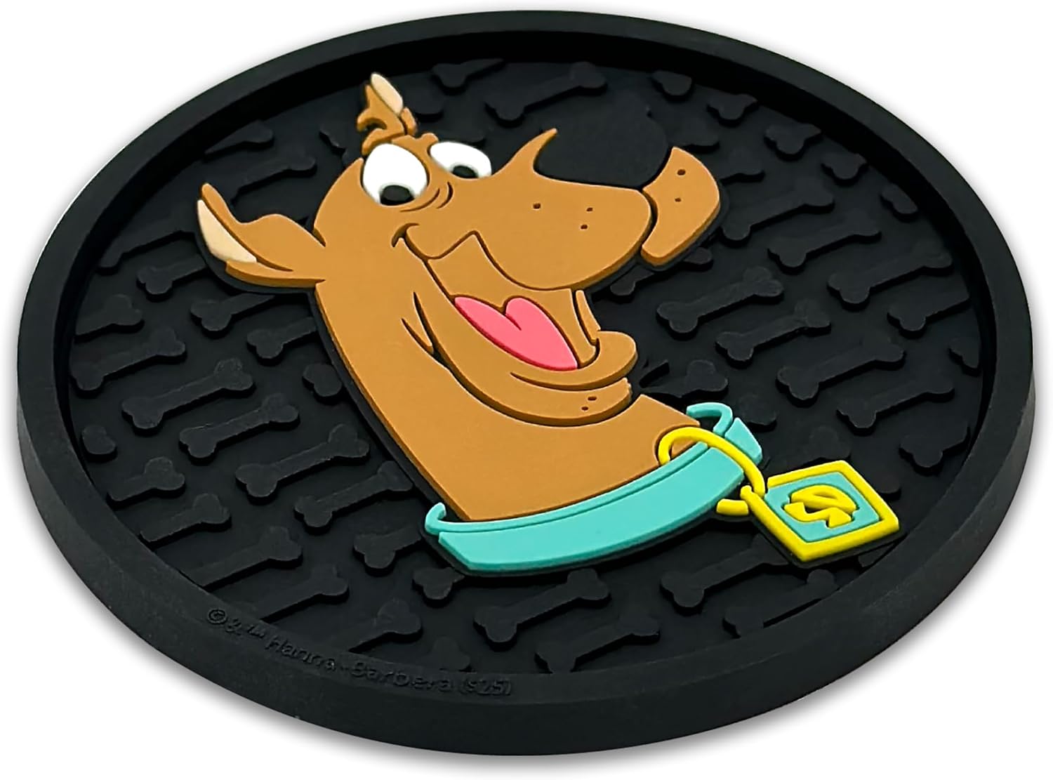 Officially Licensed Scooby-Doo and Shaggy Automotive 3D Textured Silicone Coasters (2.6" Diameter) | Universal Fit for All Cars, Trucks, SUVs & More | Non-Slip Durable | Set of 2