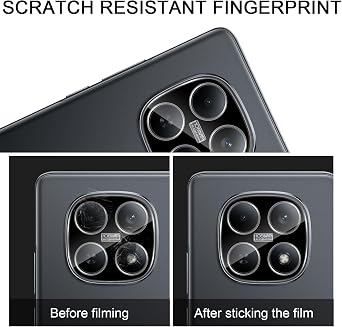QULLOO Camera Protection for Xiaomi Redmi Note 15 4G for Tempered Glass 2 Pieces Camera Protective Film Lens Protection Glass Anti-Scratch Film Camera Protector