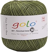 Vista 49 de Golo - Hilo de ganchillo tamaño 30, hilo de colores para hacer encaje 310