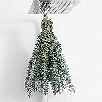 FAVOWREATH 10 Pack Dried Eucalyptus Stems 17" - Real Natural Leaves for Shower Hanging, Aromatherapy, Wedding, Home & Farmhouse Decor