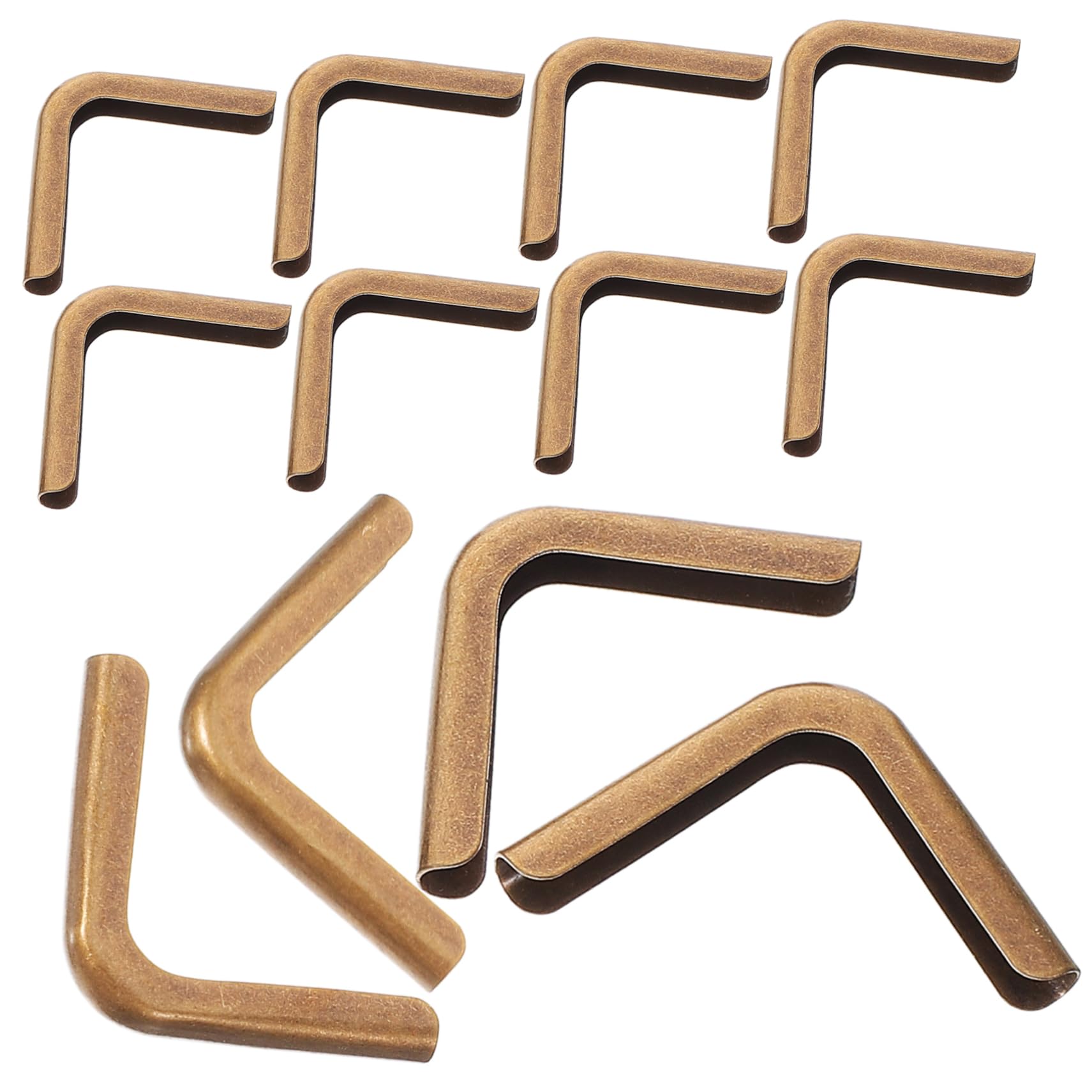 Angoily 100 Pcs Metal Notebook Corners 22mm Edge Protectors for Book Photo Album Scrapbook Corner Protection