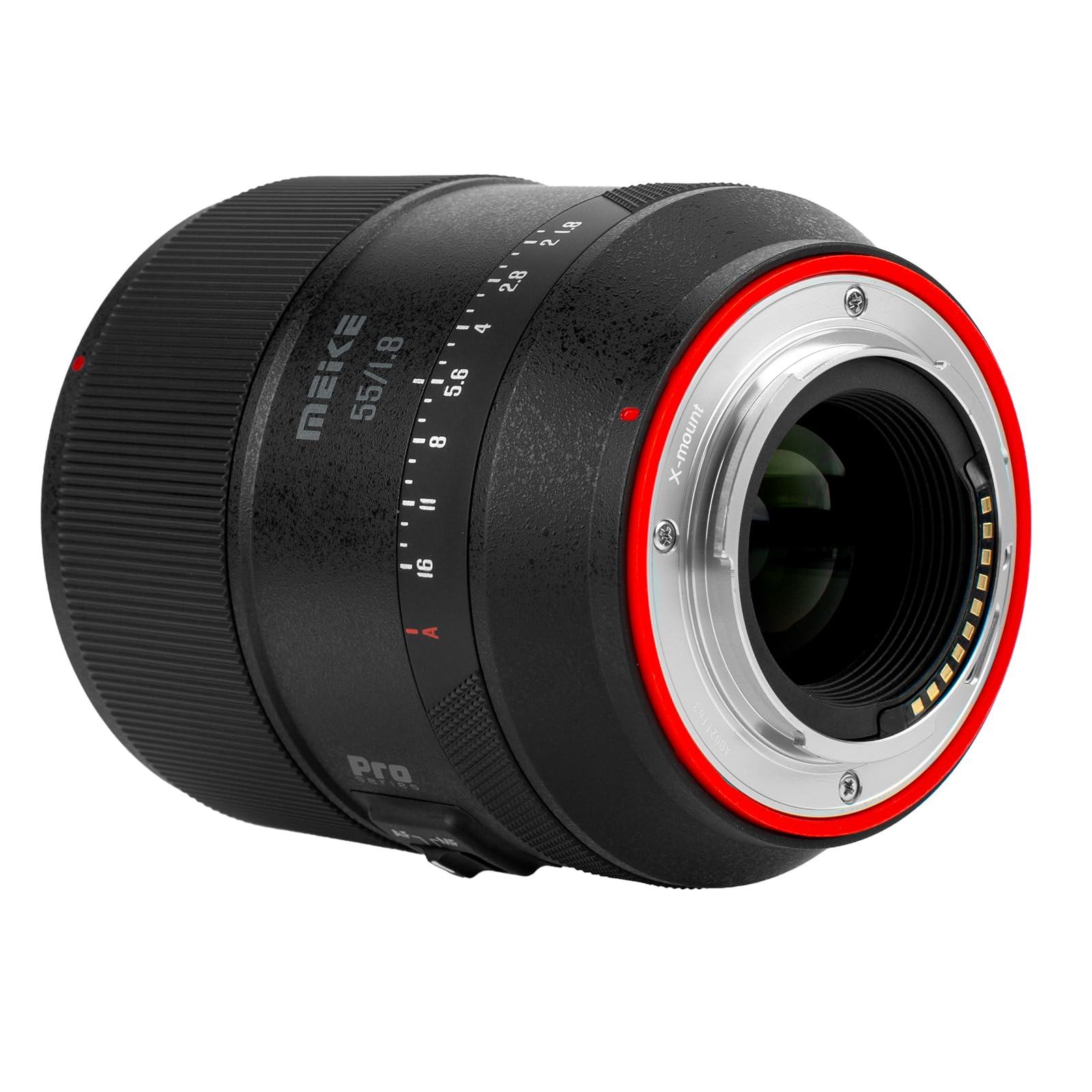 Meike 55mm F1.8 Pro Series Auto Focus STM Vollformat Standard Hochauflösendes 8K Prime Portrait Objektiv Kompatibel mit Fujifilm X Mount Kameras X-T1 X-T2 X-T3 X-T4 X-T5 X-T10 X-T20 X-T100