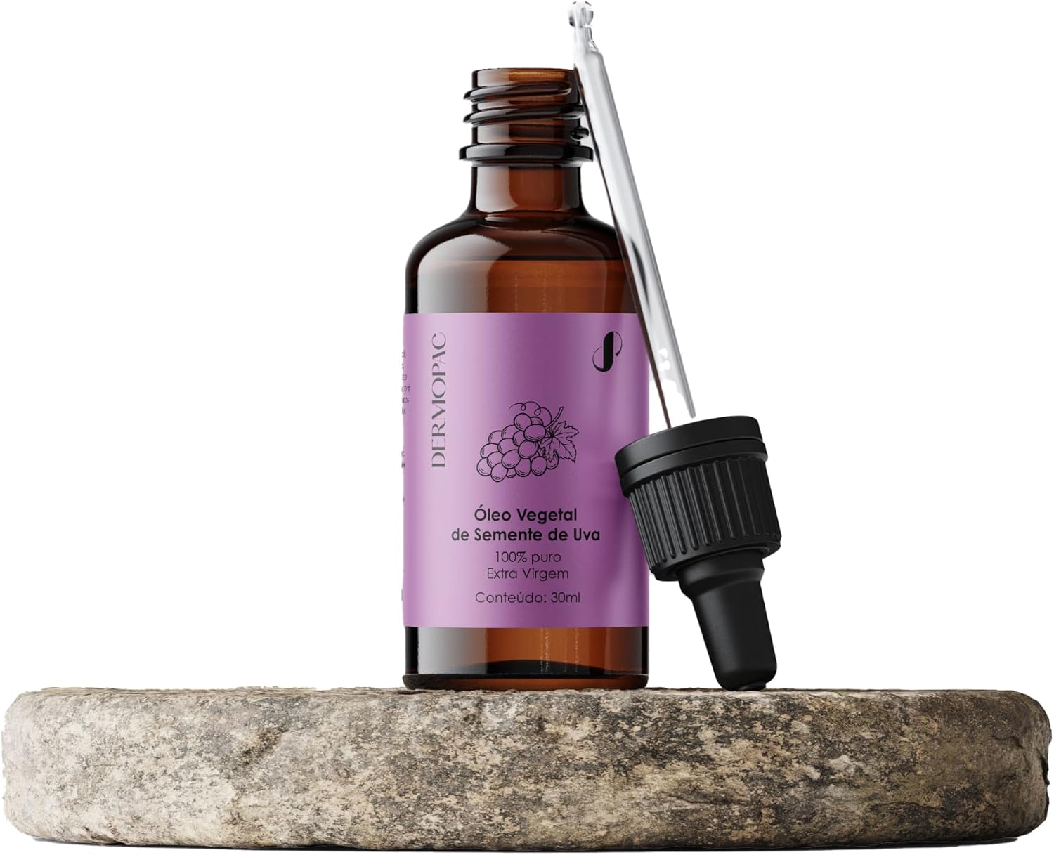 Óleo Vegetal de Semente de Uva 100% Puro Natural Capilar Corporal Facial Dermopac 30ml Óleo Vegetal de Semente de Uva 100% Puro Natural Capilar Corporal Facial Dermopac 30ml