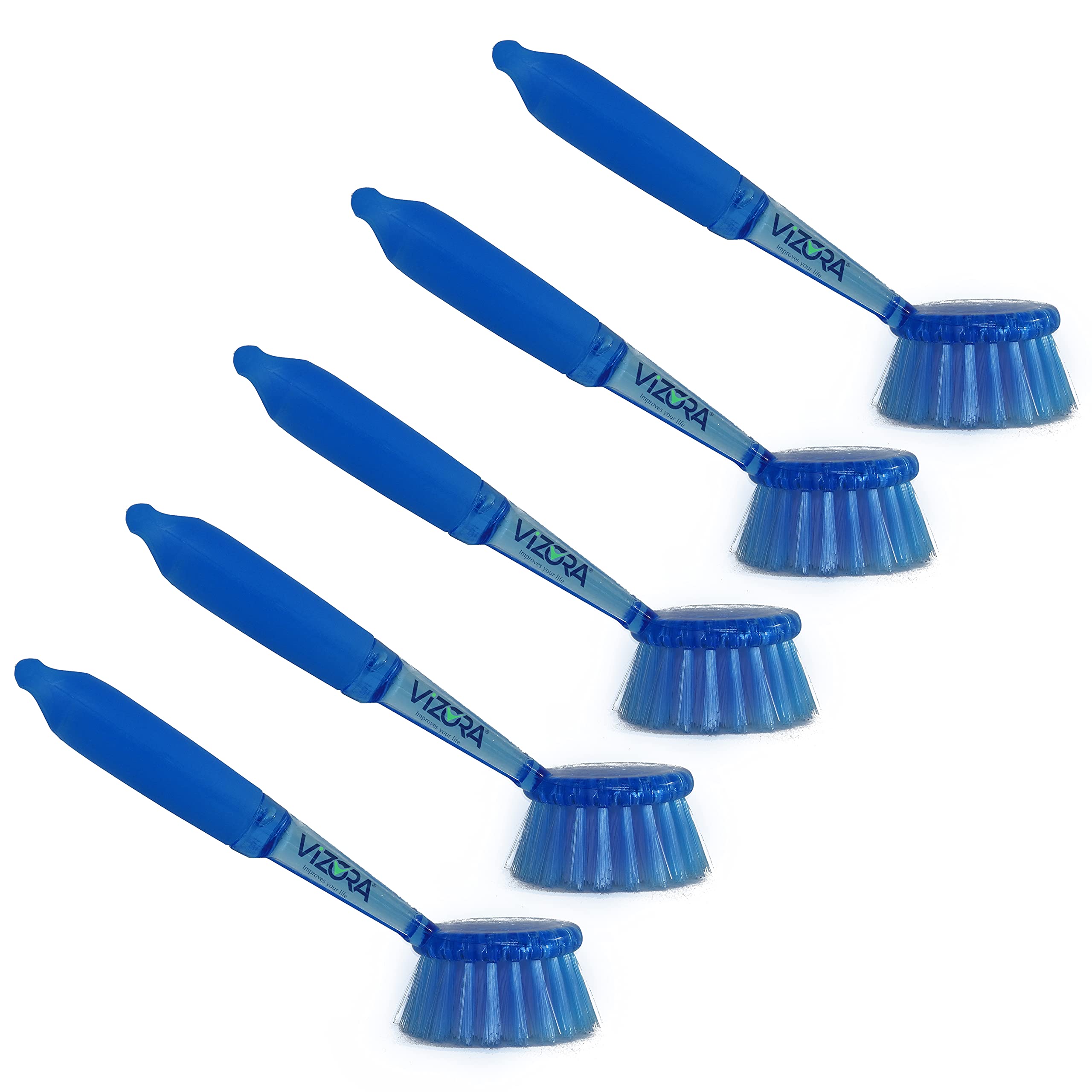 Vizora Wash Basin Kitchen Sink Handy Scrubber Brush (Pack of 3) (B094G2R24W) Amazon Price History, Amazon Price Tracker