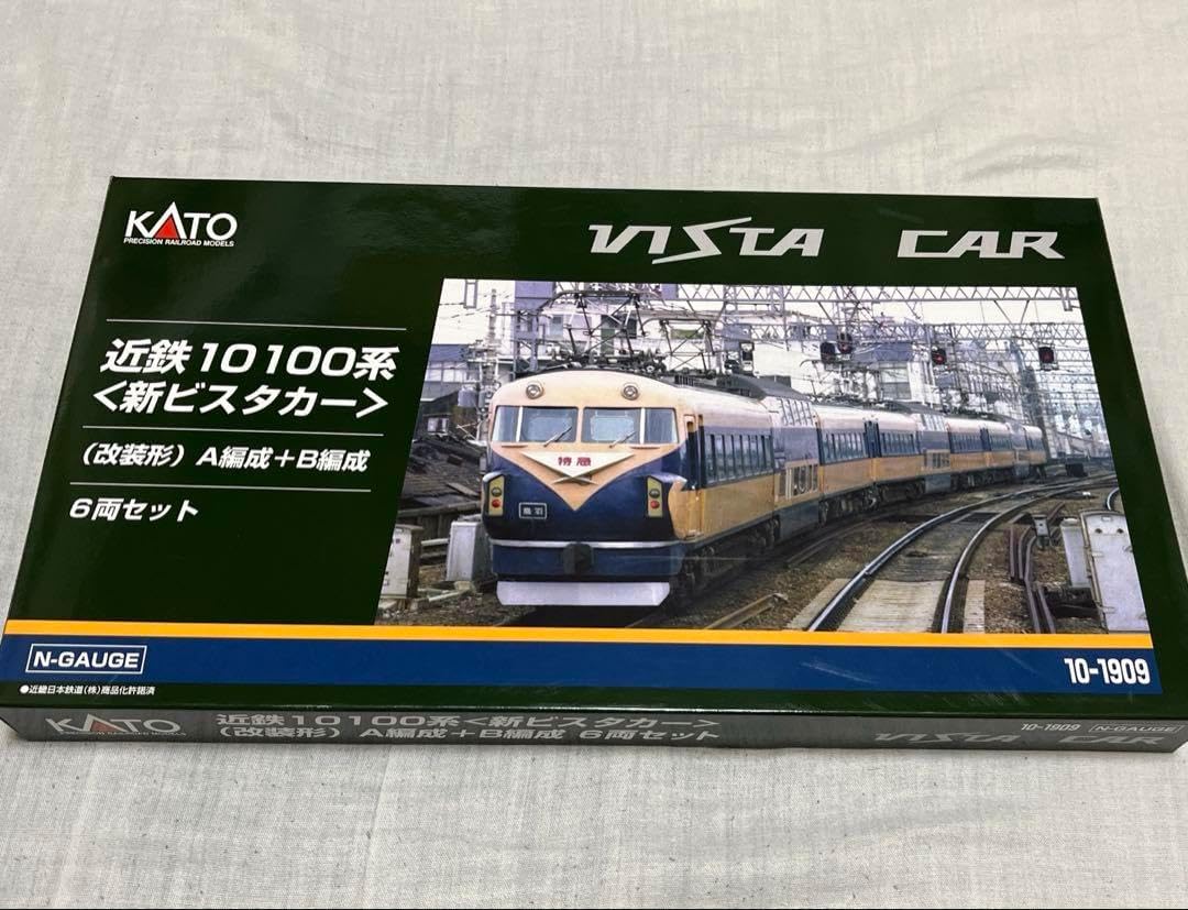KATO 10-1909 近鉄 新ビスタカー 10100系 6両セット Nｹﾞｰｼﾞ KATO 10-1909