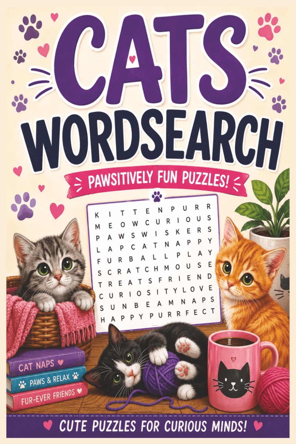 Cat Crossword: Cat Crossword Puzzlebook: For Teens, Adults and Seniors | Challenge Your Brain with Football themed Puzzles