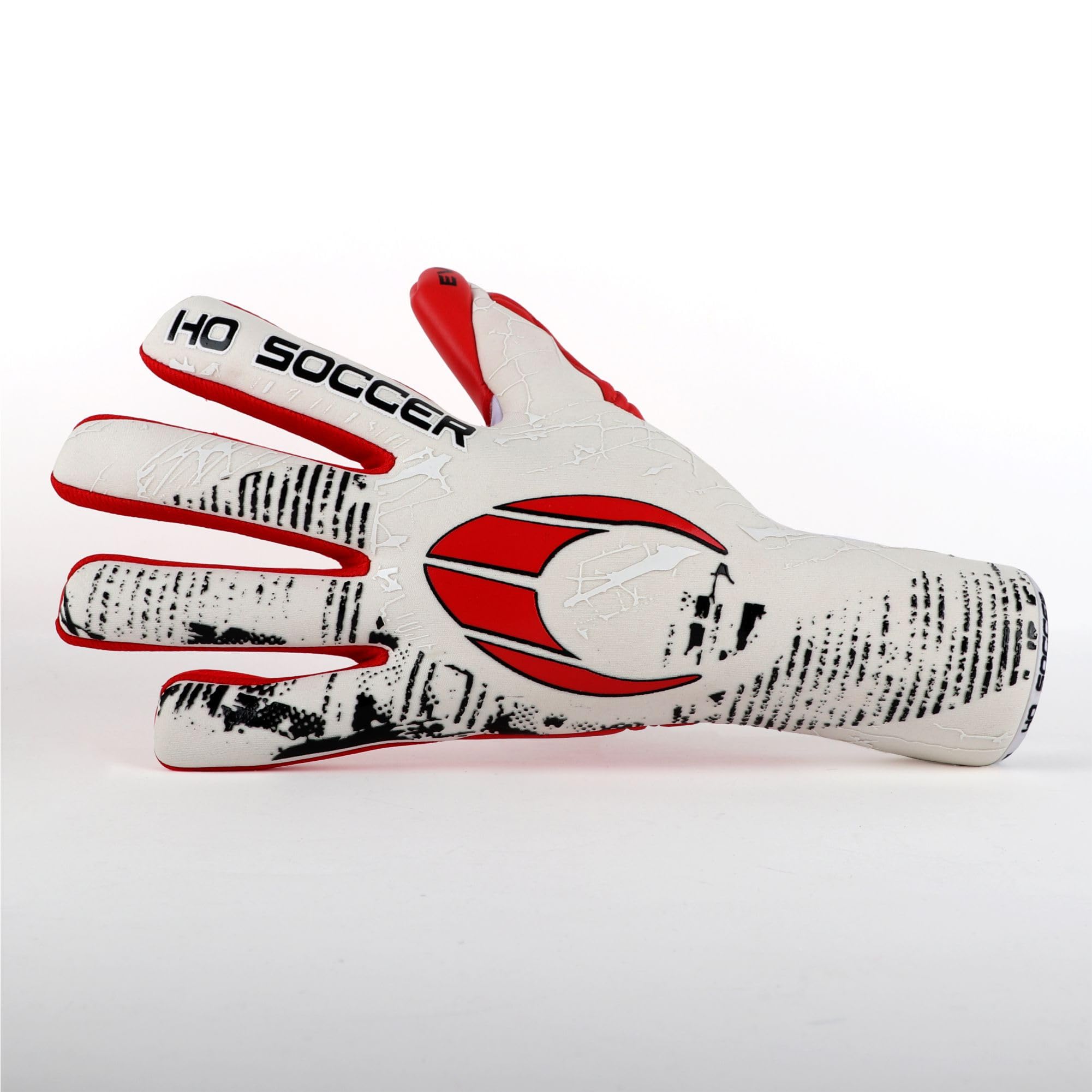 HO Soccer First Superlight EVO SMU Red Guantes de Portero, Unisex Adulto, Blanco/Rojo