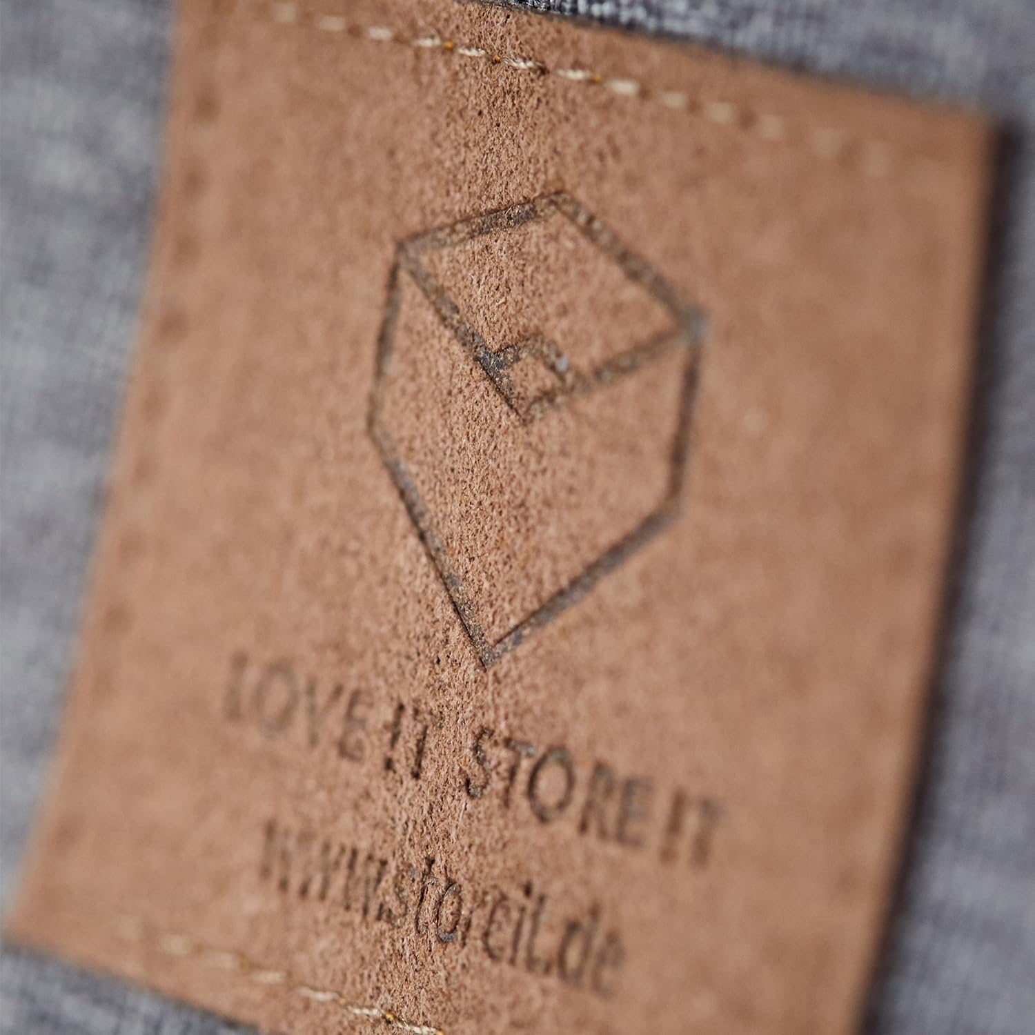 LOVE IT Store IT Organizer do szuflad klasy premium, z 24 przegródkami, wykonany z wysokiej jakości lnu, wzmocniony kartonem, szary, 30 x 30 x 8 cm