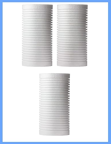 Miniatura 1 de CFS  Paquete de 3 cartuchos de filtro de agua de polipropileno para toda la casa compatibles con modelos CMB-510-HF e IHS12-D4  Elimina el mal sabor