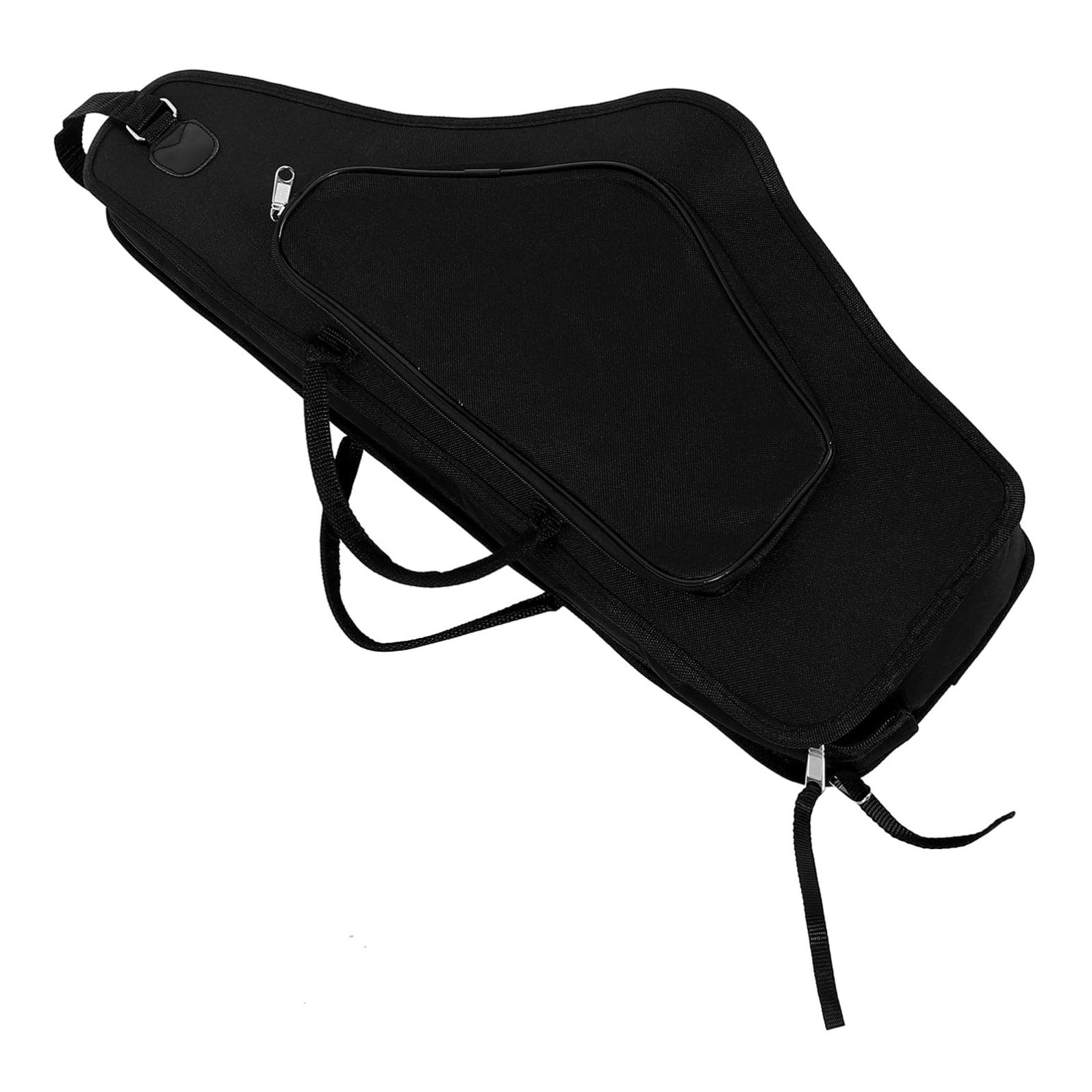 Borsa per Sassofono Contralto Oxford Nero Spugna Imbottita, Tracolle Regolabili e Design Comodo per Trasporto di Strumenti Musicali