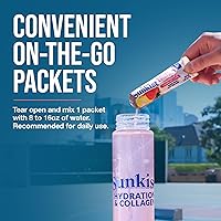 Vista 6 de The Frozen Bean Sunkist Hydration & Collagen - Mezcla de electrolitos de limón y fresa (20 barras), con péptidos de colágeno, vitamina C y zinc