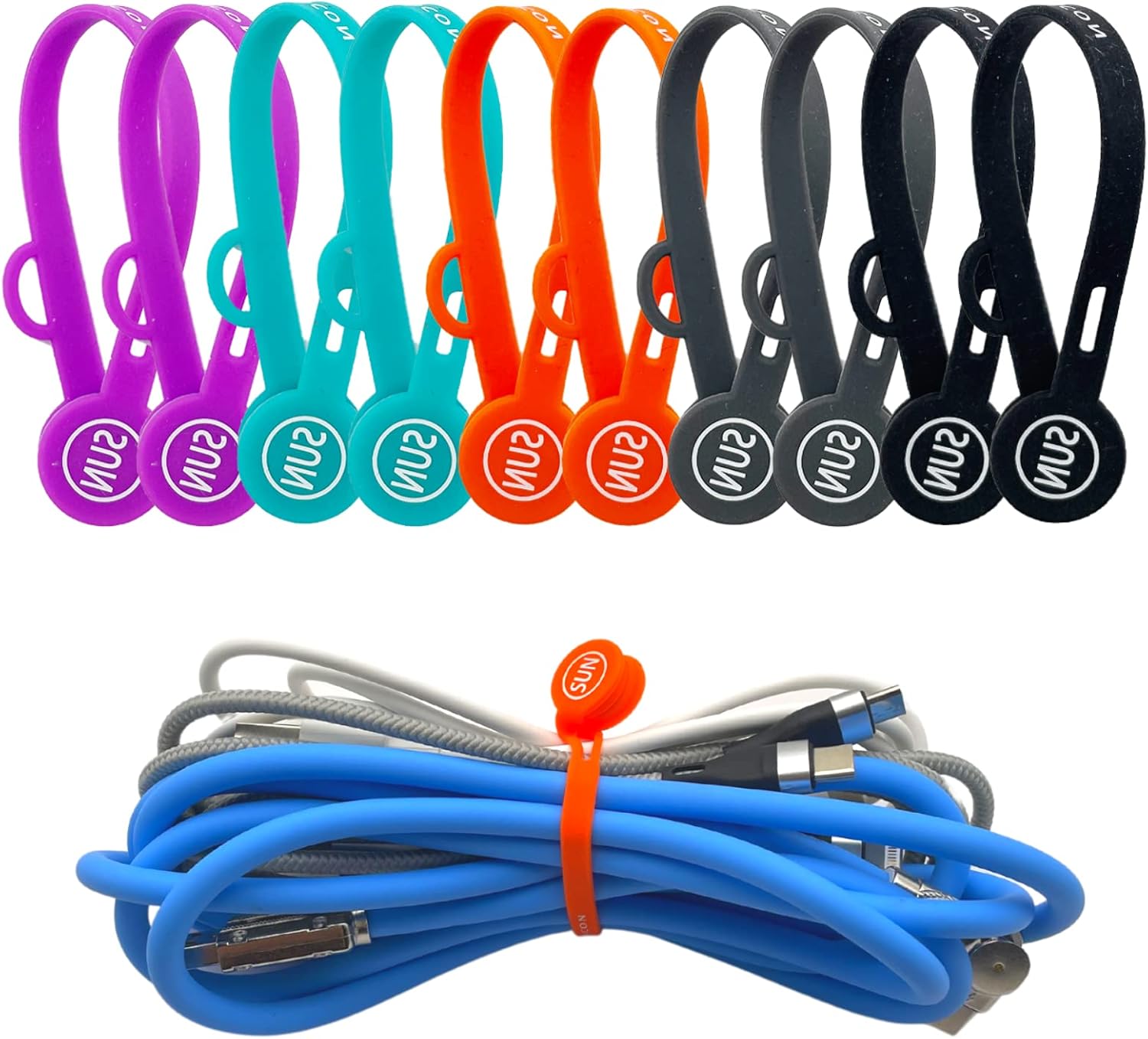 SUNFICON 2023 New Cord Organizers Cable Clips 10