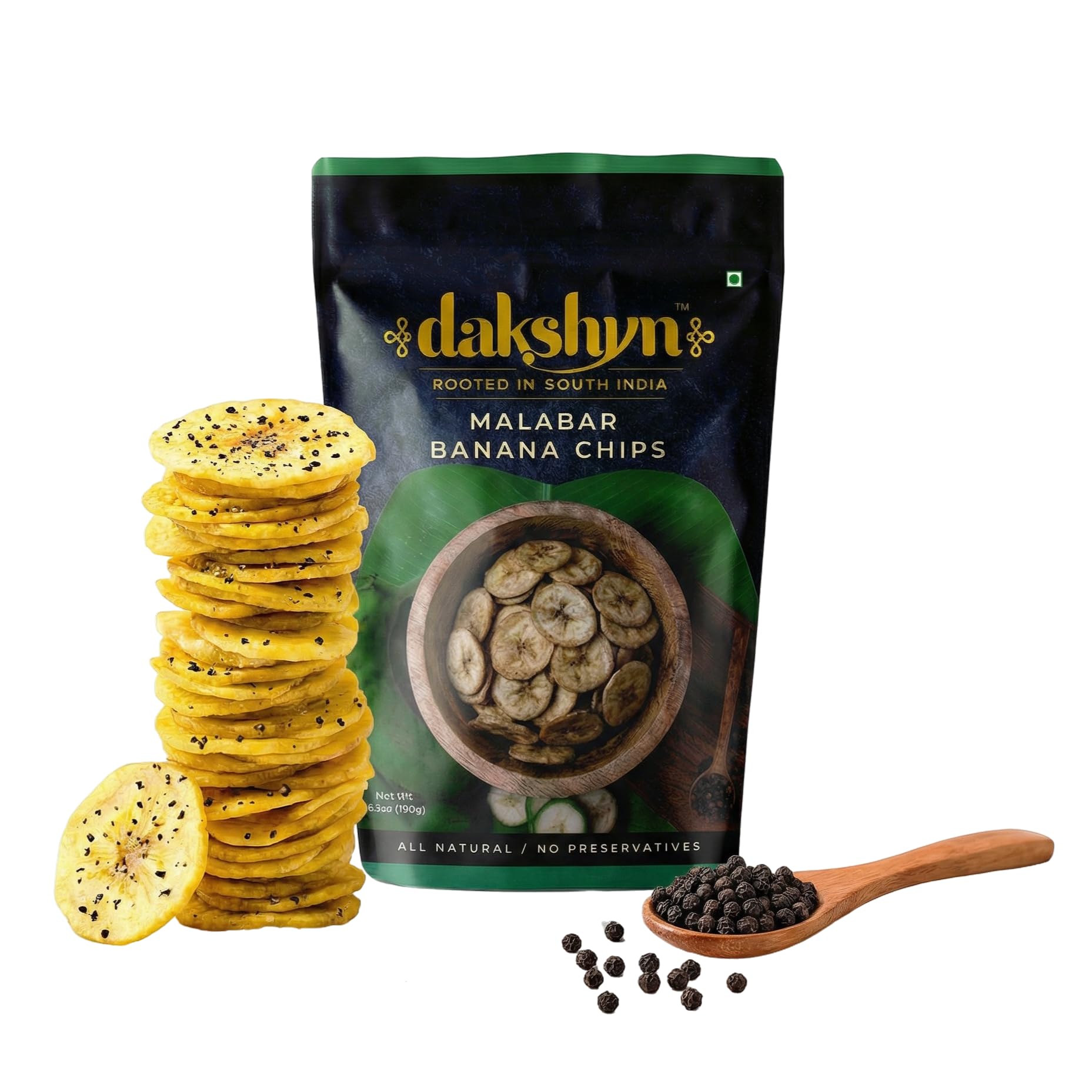 Dakshyn Malabar Salt n Pepper Banana Wafer Chips with Rock Salt (200g x Pack of 4) | Jain Snacks For Fasting Upvas | Oil Free Snacks | Healthy, Gluten Free, Vegan, Plant Based | Falahari Snacks-picture-28